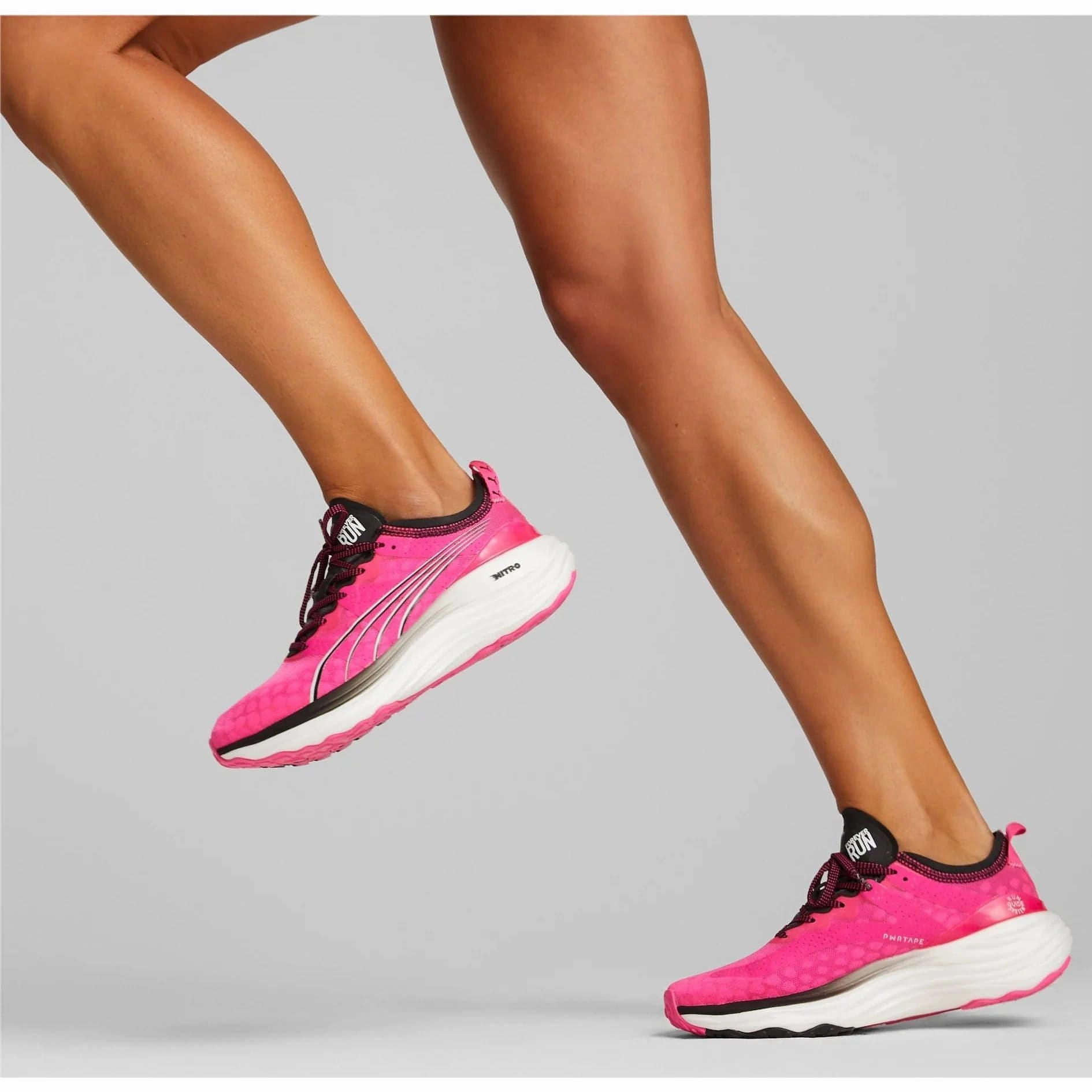 Puma ForeverRun Nitro Womens Running Shoes - Pink Stable Training Sneakers