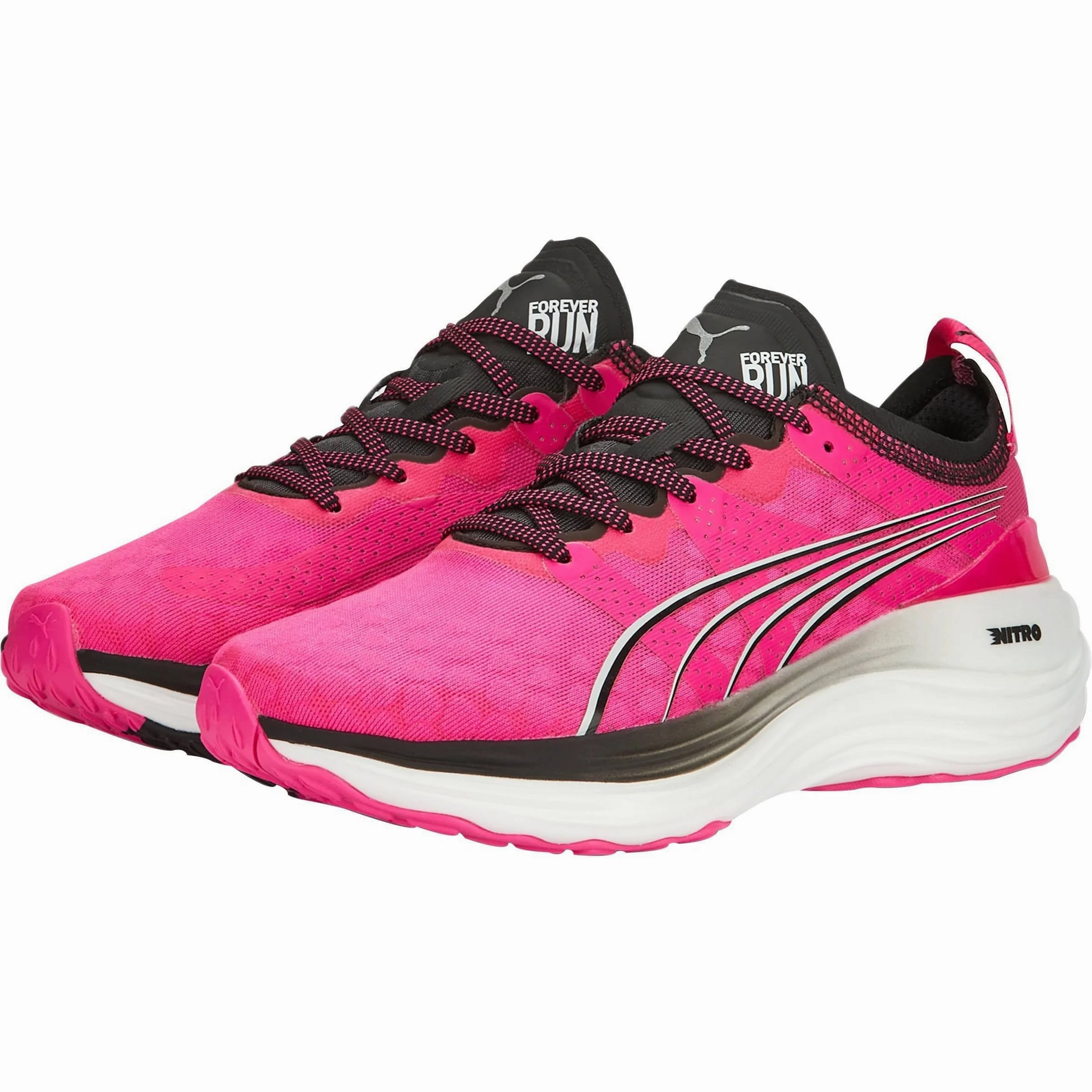 Puma ForeverRun Nitro Womens Running Shoes - Pink Stable Training Sneakers