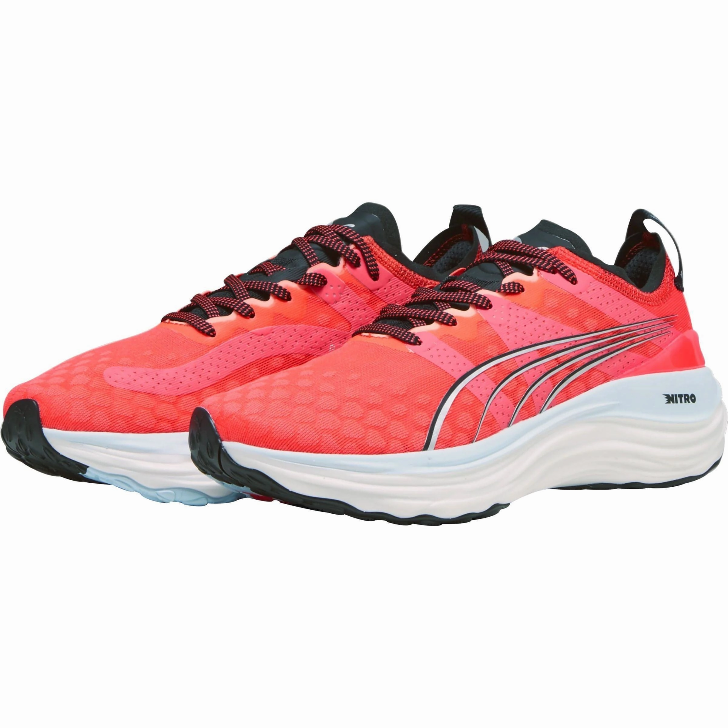Puma ForeverRun Nitro Womens Running Shoes - Red Stable Training Sneakers