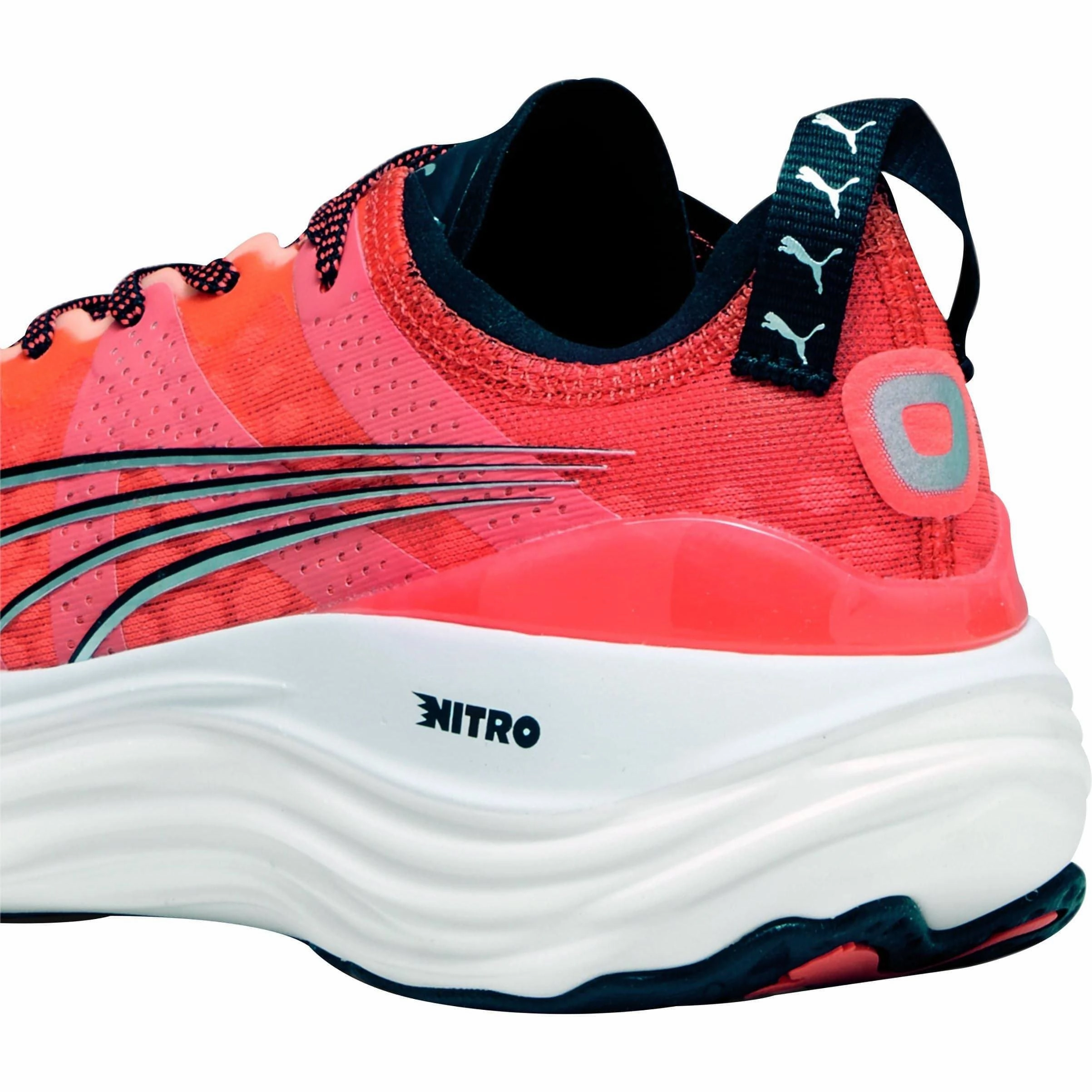 Puma ForeverRun Nitro Womens Running Shoes - Red Stable Training Sneakers