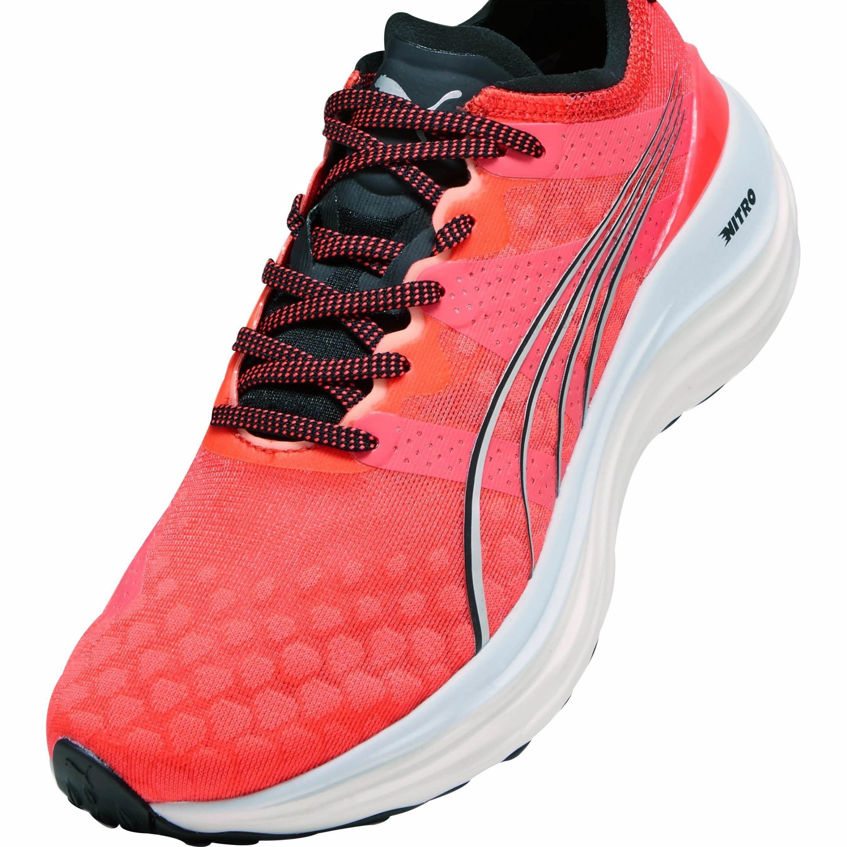 Puma ForeverRun Nitro Womens Running Shoes - Red Stable Training Sneakers