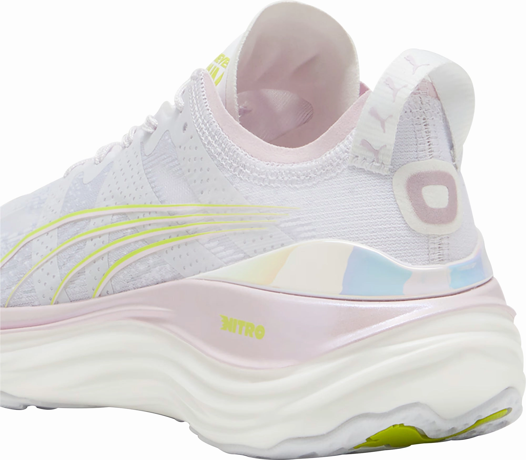 Puma ForeverRun Nitro Womens Running Shoes - White Stable Training Sneakers