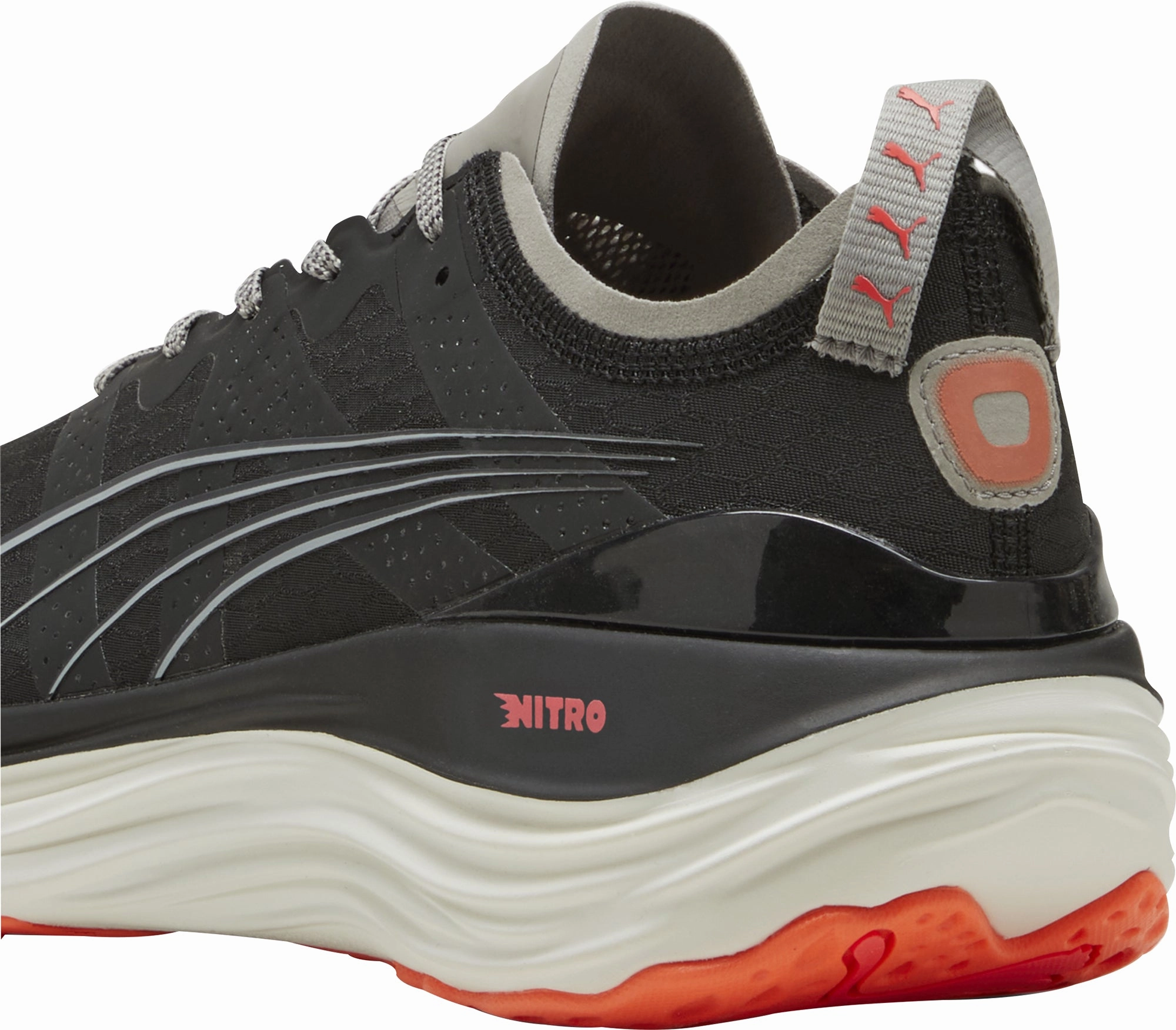 Puma ForeverRun Nitro WTR Mens Running Shoes - Black Stable Training Sneakers