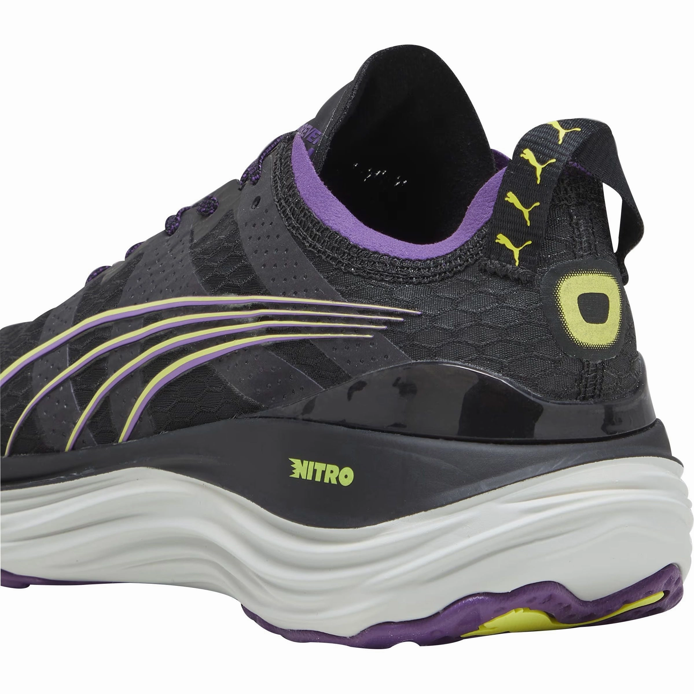 Puma ForeverRun Nitro WTR Womens Running Shoes - Black Stable Training Sneakers