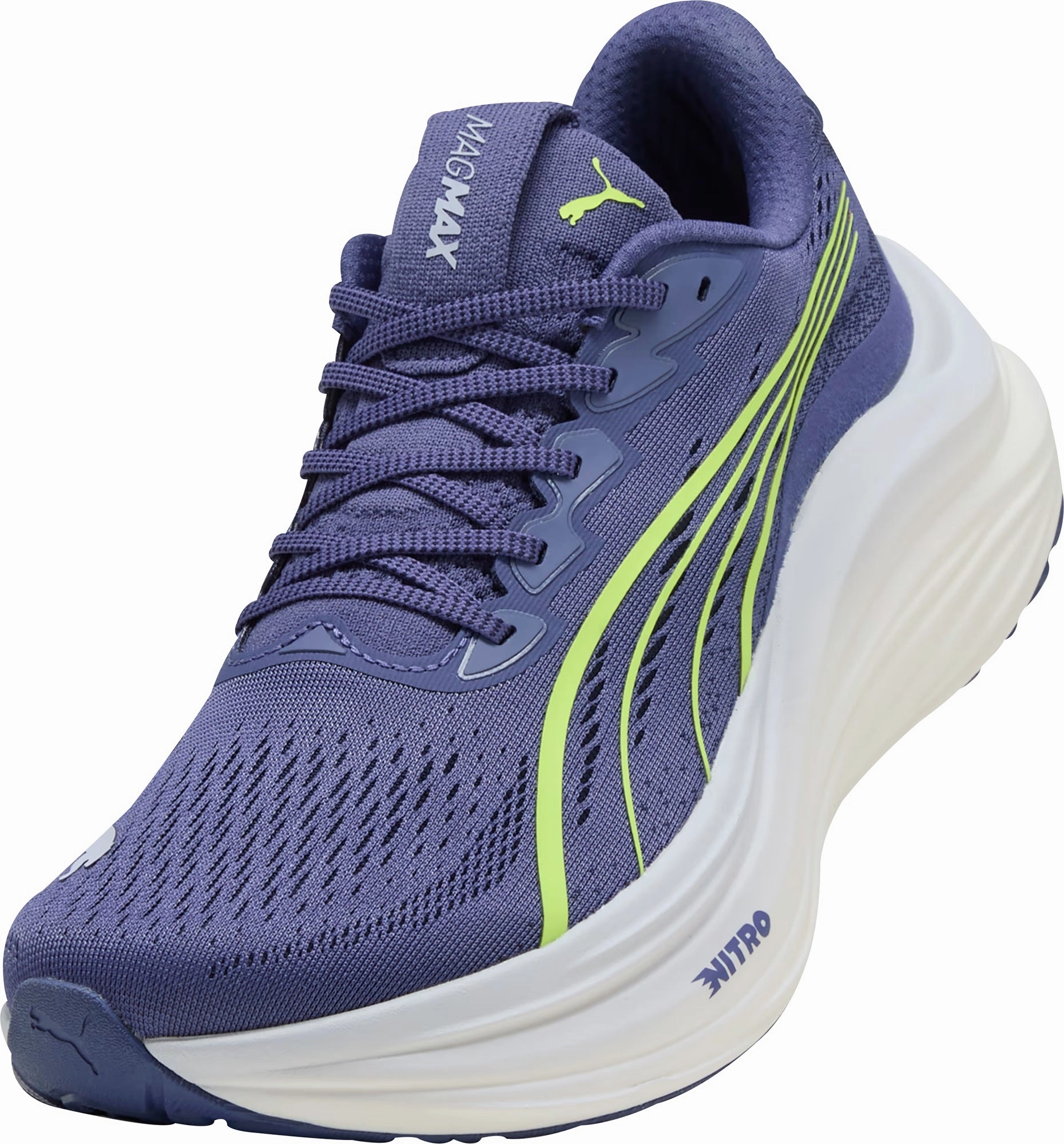 Puma MagMax Nitro Mens Running Shoes - Blue Performance Fit Sneakers