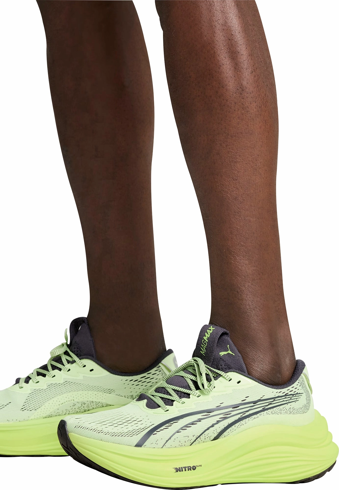 Puma MagMax Nitro Mens Running Shoes - Green Cozy Footwear