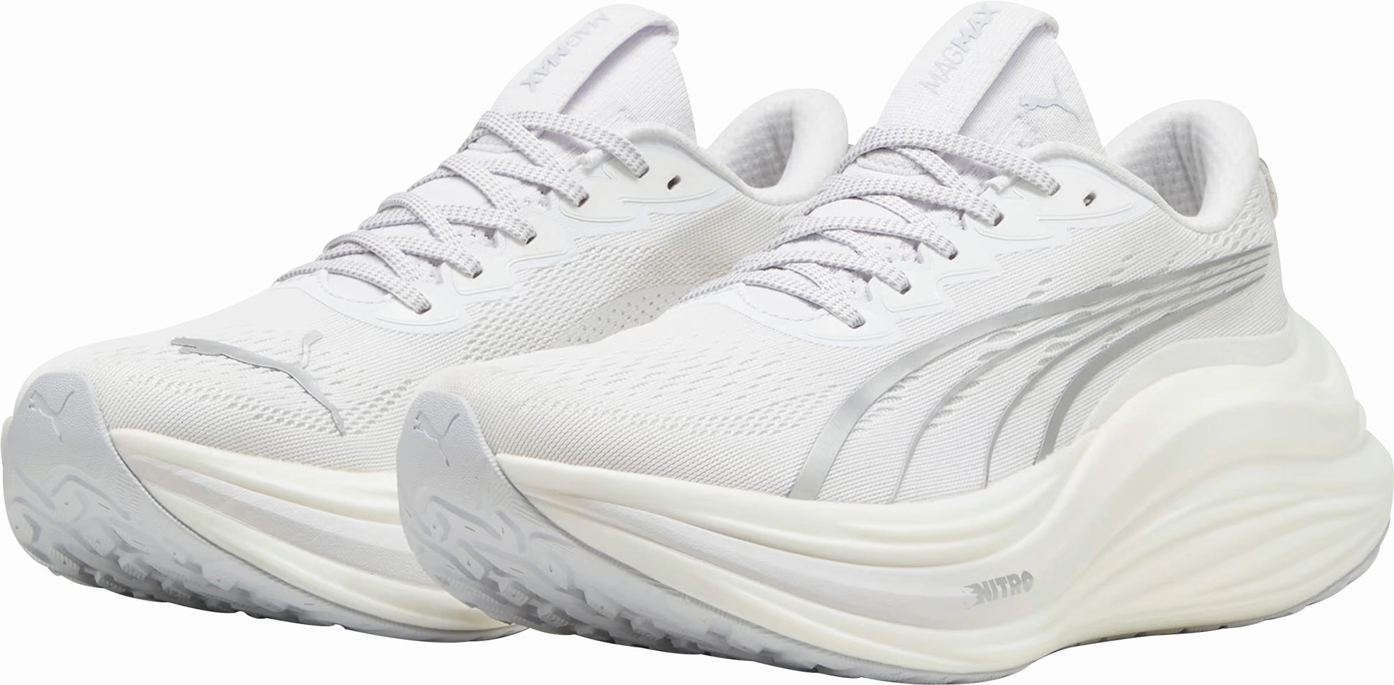 Puma MagMax Nitro Mens Running Shoes - White Performance Fit Sneakers