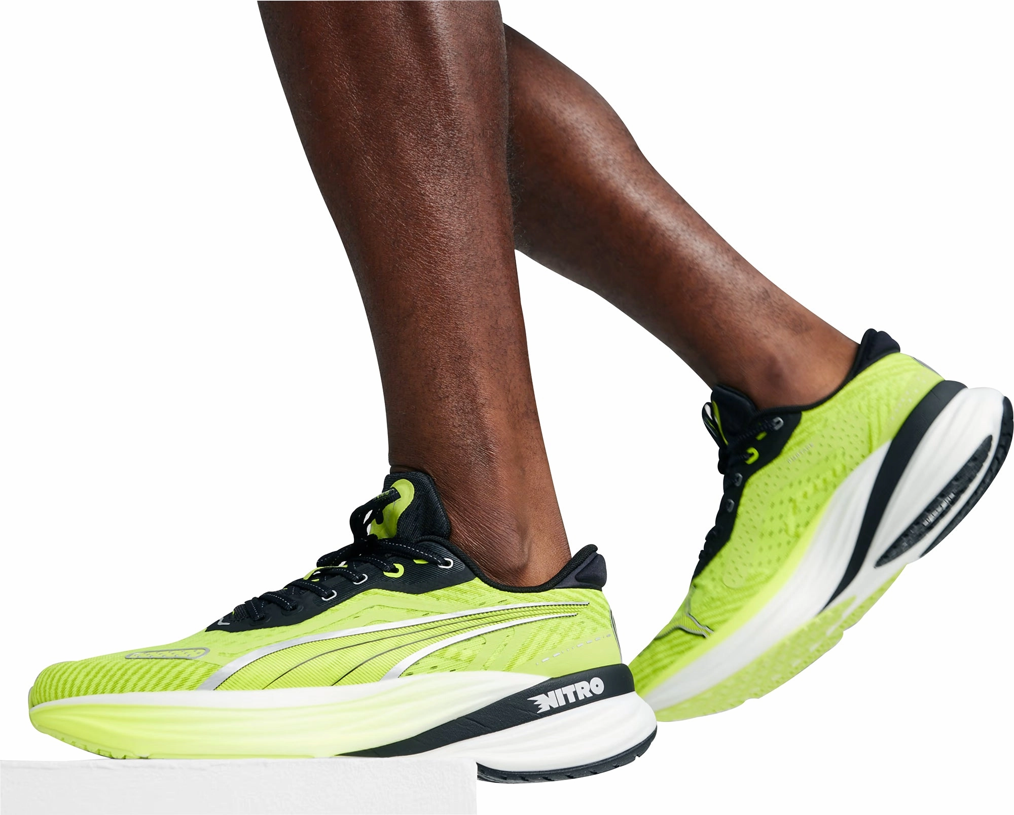 Puma Magnify Nitro 2 Mens Running Shoes - Green Max Comfort Trainers