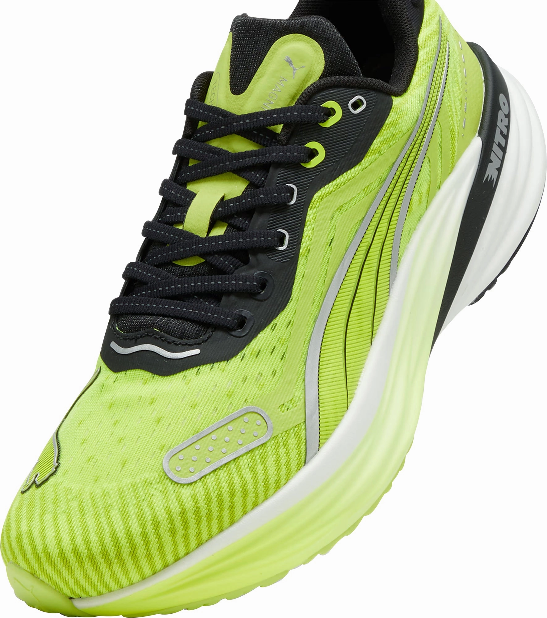 Puma Magnify Nitro 2 Mens Running Shoes - Green Max Comfort Trainers