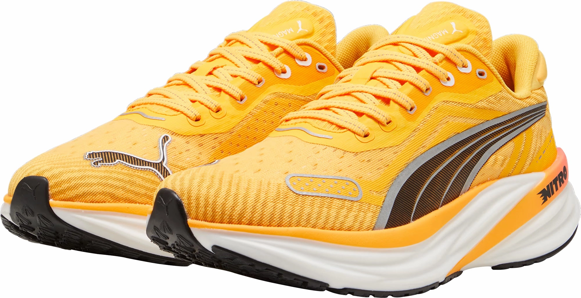 Puma Magnify Nitro 2 Mens Running Shoes - Orange Cozy Footwear
