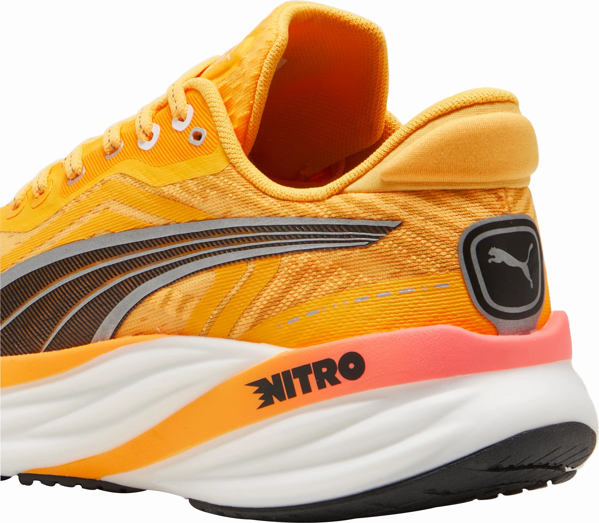 Puma Magnify Nitro 2 Mens Running Shoes - Orange Cozy Footwear