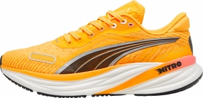 Puma Magnify Nitro 2 Mens Running Shoes - Orange Puma sport shoes with bold branding