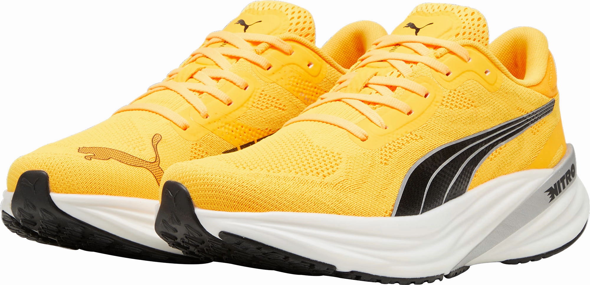 Puma Magnify Nitro 2 Mens Running Shoes - Orange Max Comfort Trainers