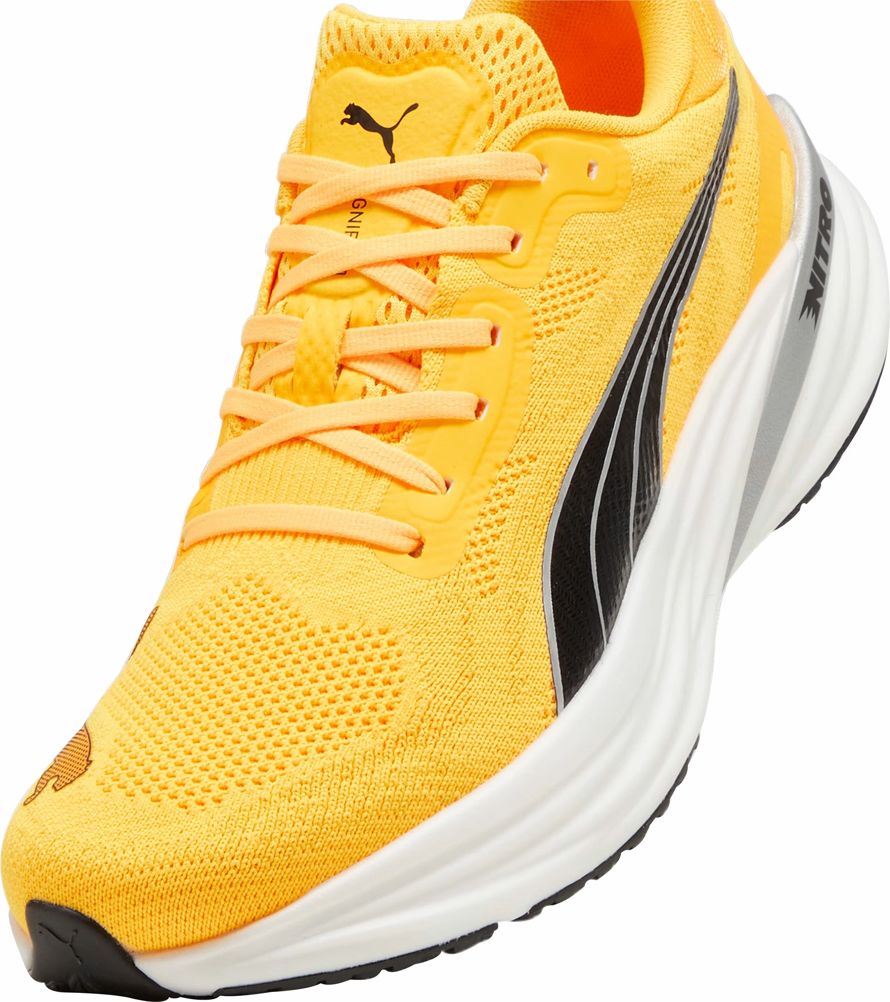 Puma Magnify Nitro 2 Mens Running Shoes - Orange Max Comfort Trainers