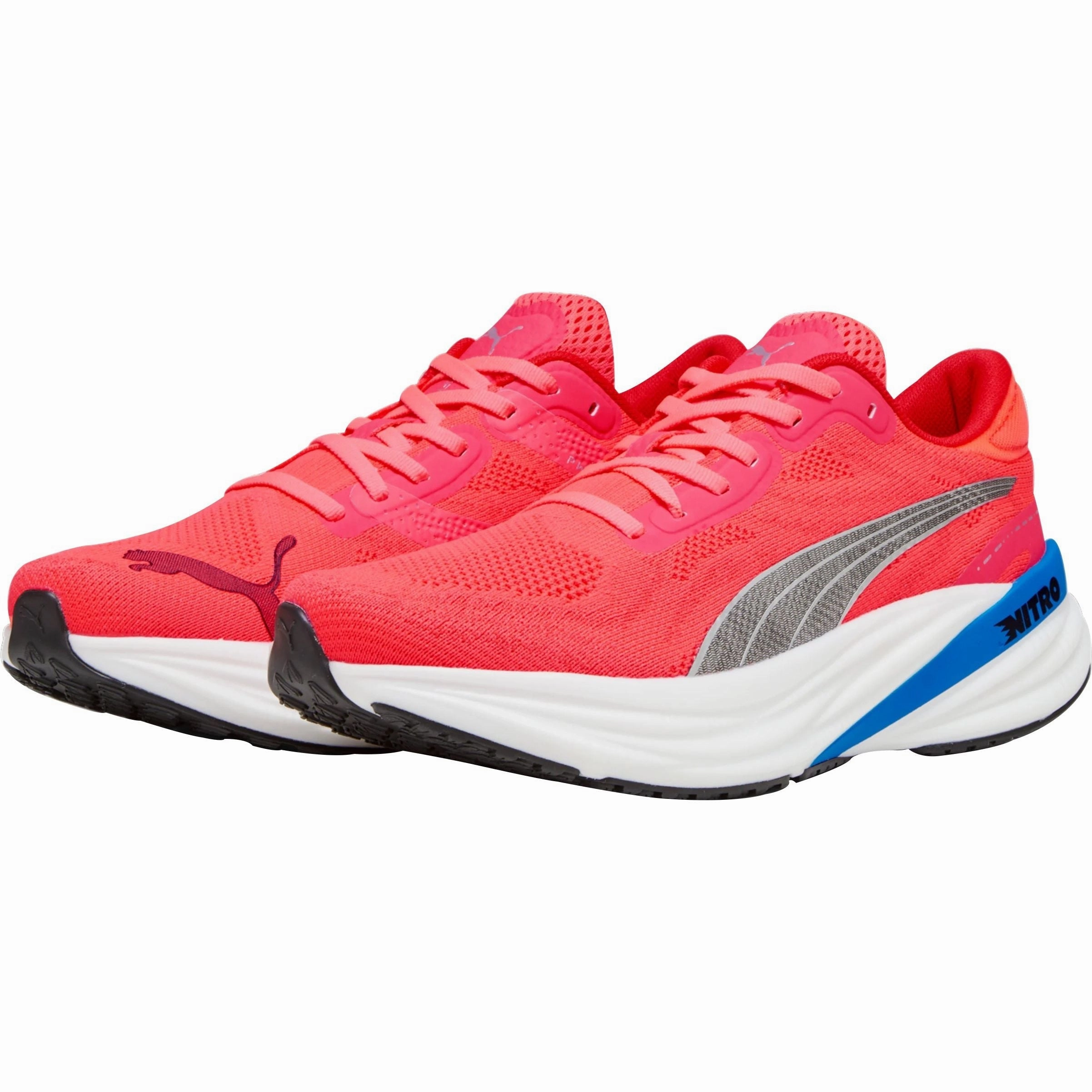 Puma Magnify Nitro 2 Mens Running Shoes - Red Max Comfort Trainers