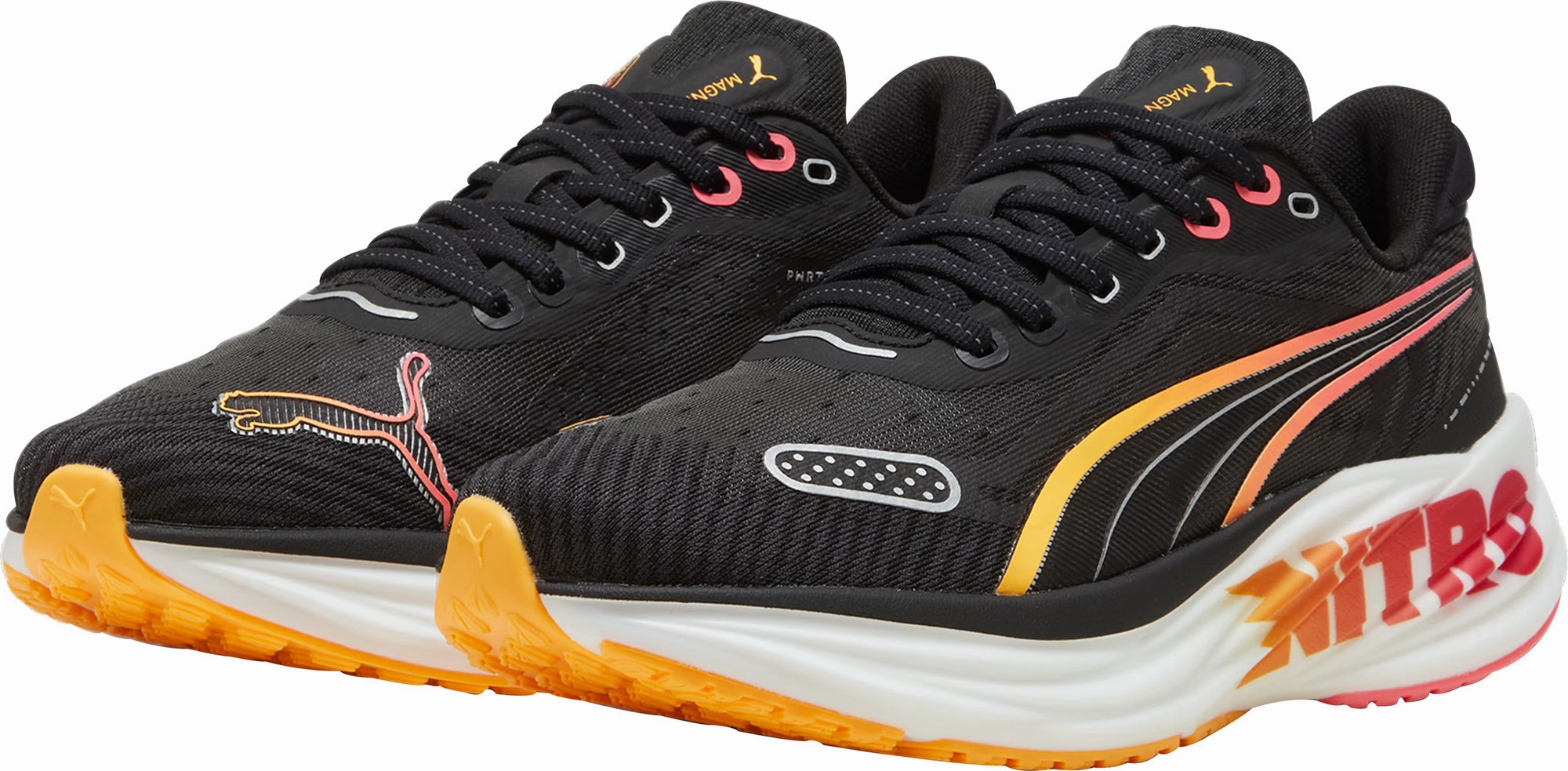 Puma Magnify Nitro 2 Womens Running Shoes - Black Max Comfort Trainers
