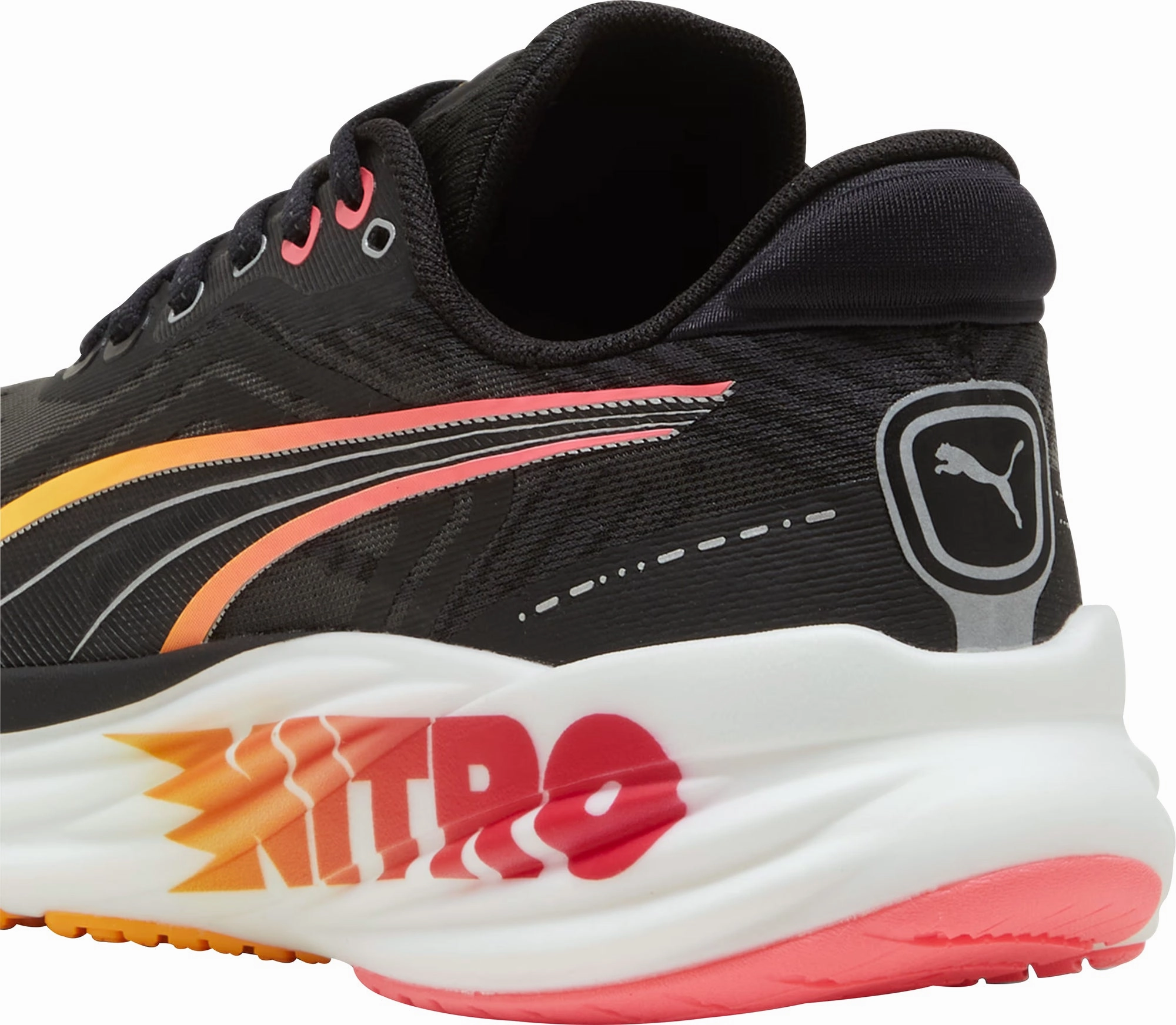 Puma Magnify Nitro 2 Womens Running Shoes - Black Max Comfort Trainers