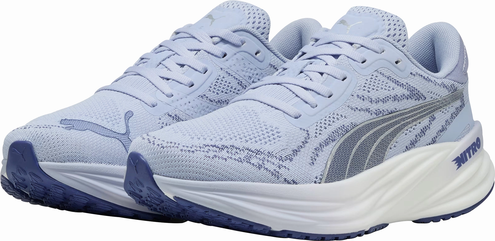 Puma Magnify Nitro 2 Womens Running Shoes - Blue Max Comfort Trainers