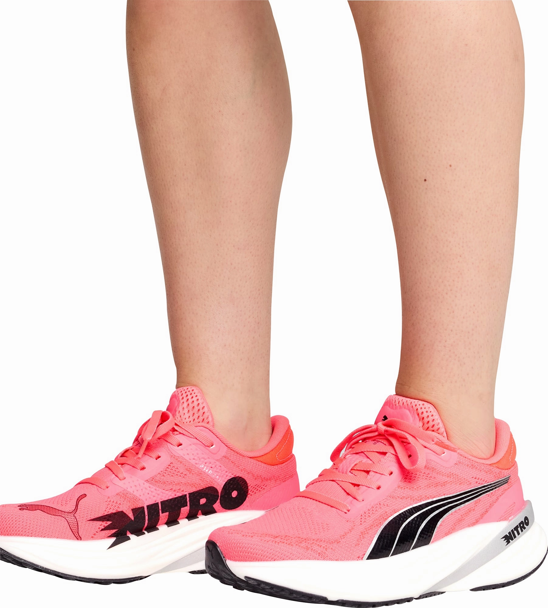 Puma Magnify Nitro 2 Womens Running Shoes - Pink Max Comfort Trainers