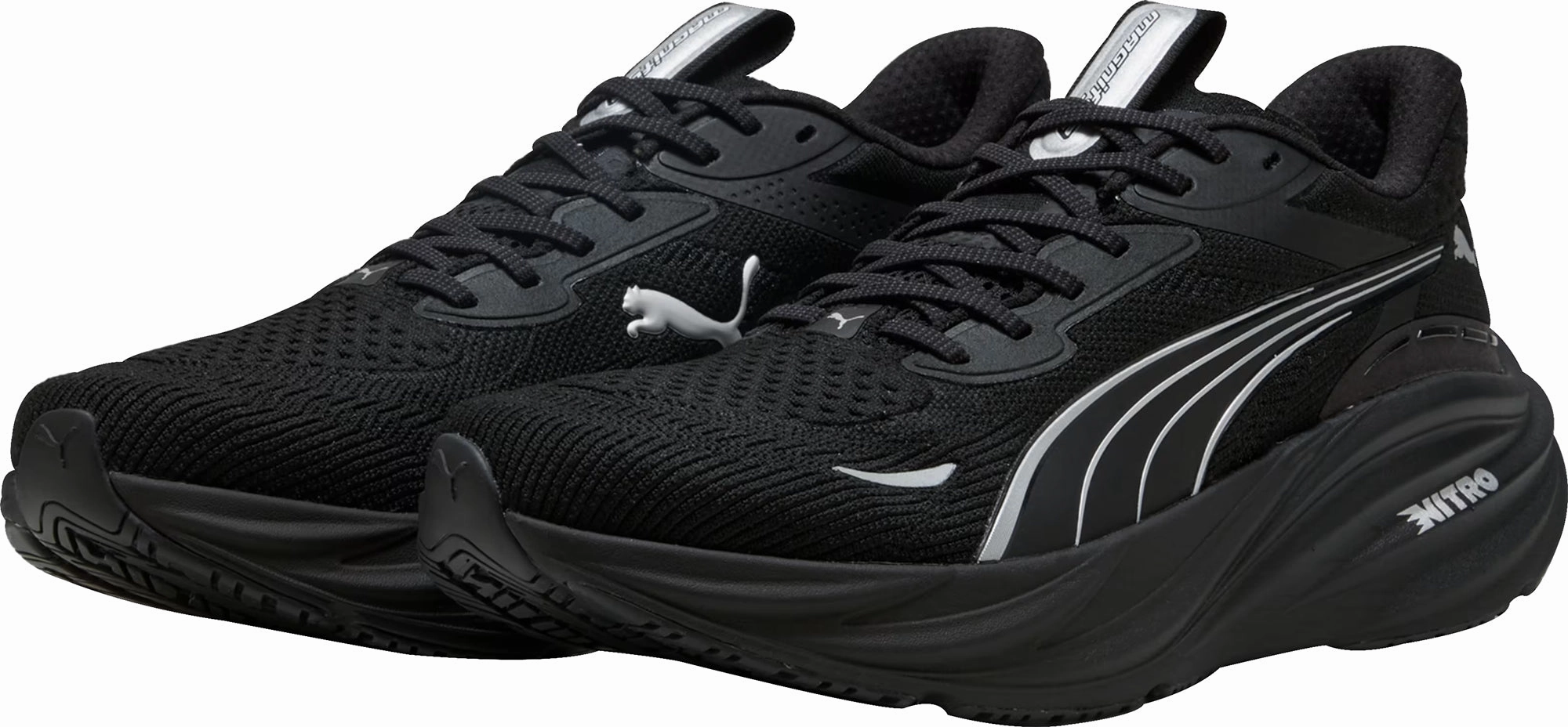 Puma Magnify Nitro 3 Mens Running Shoes - Black Cozy Footwear