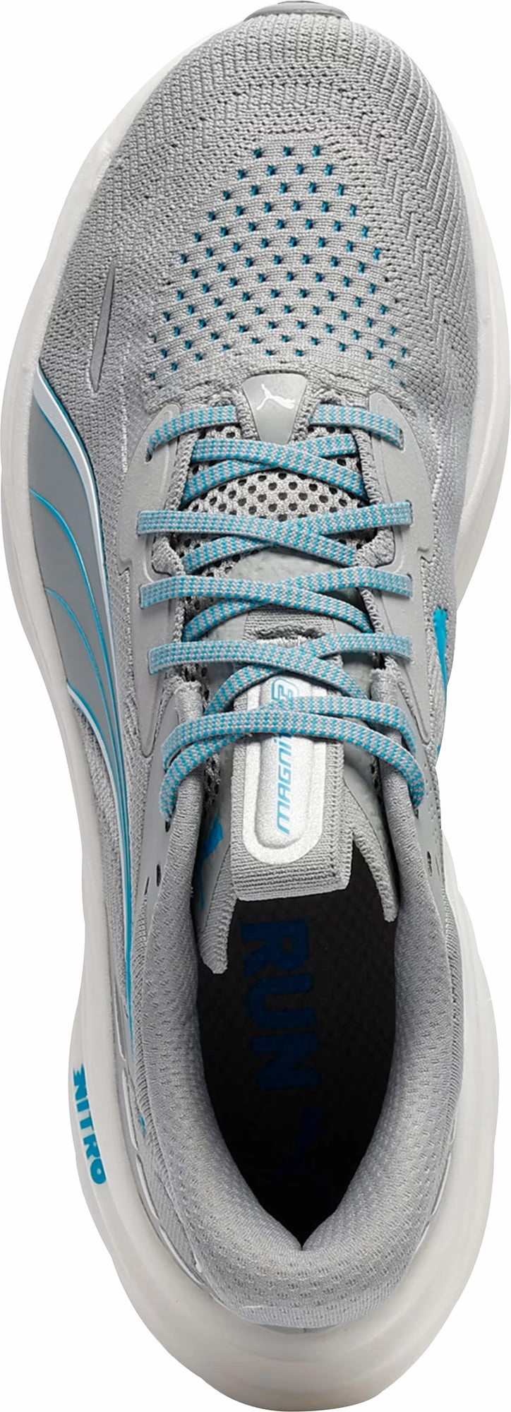 Puma Magnify Nitro 3 Mens Running Shoes - Grey Max Comfort Trainers