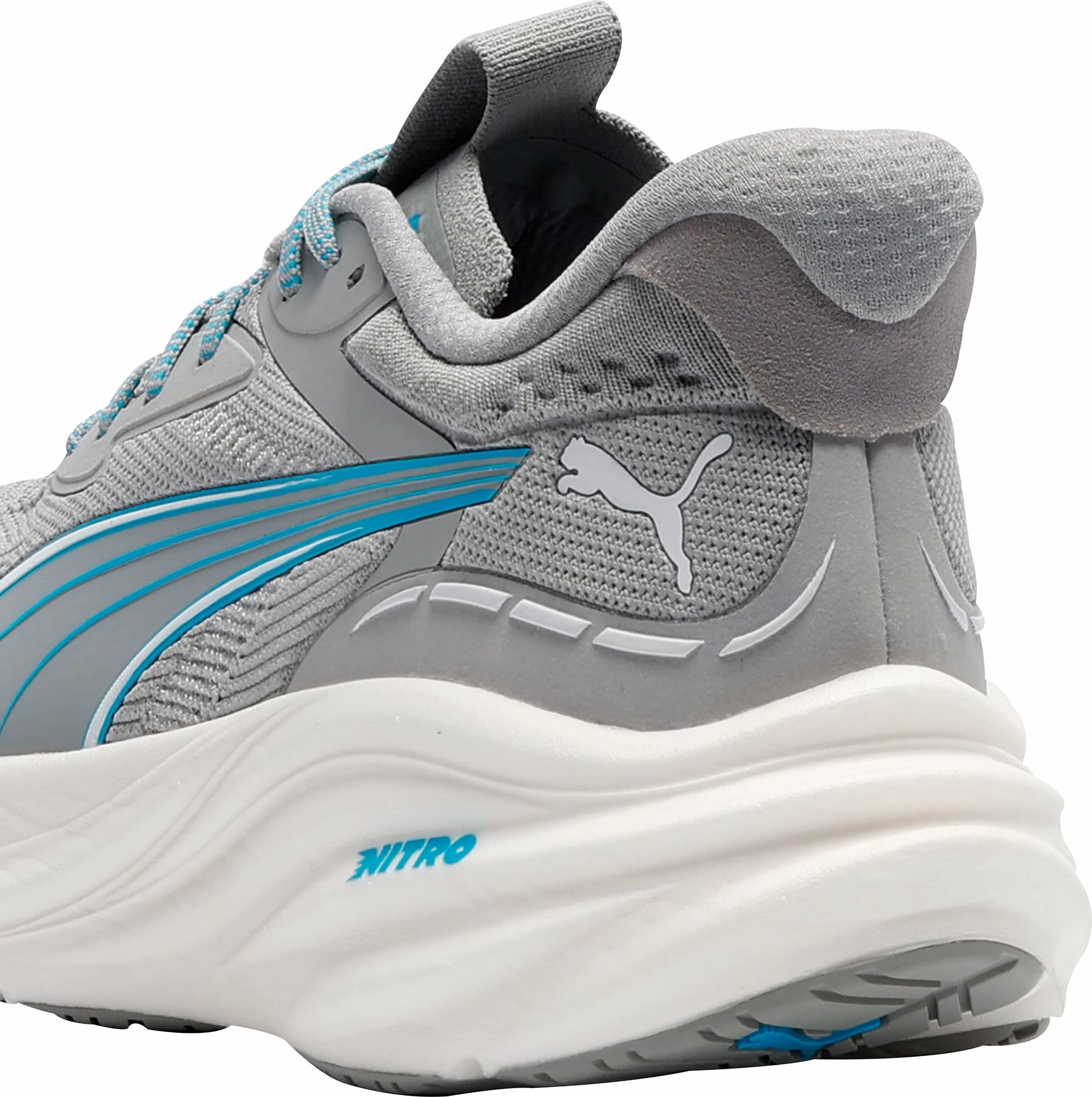 Puma Magnify Nitro 3 Mens Running Shoes - Grey Max Comfort Trainers