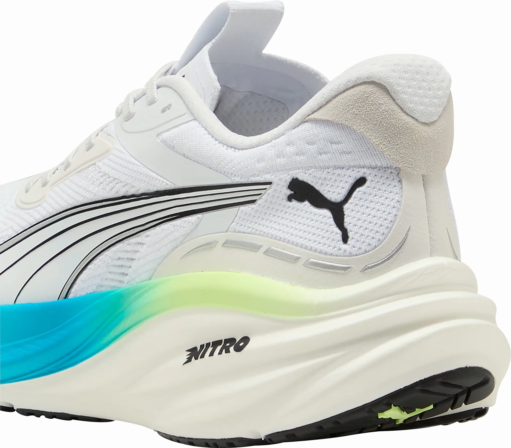 Puma Magnify Nitro 3 Mens Running Shoes - White Max Comfort Trainers