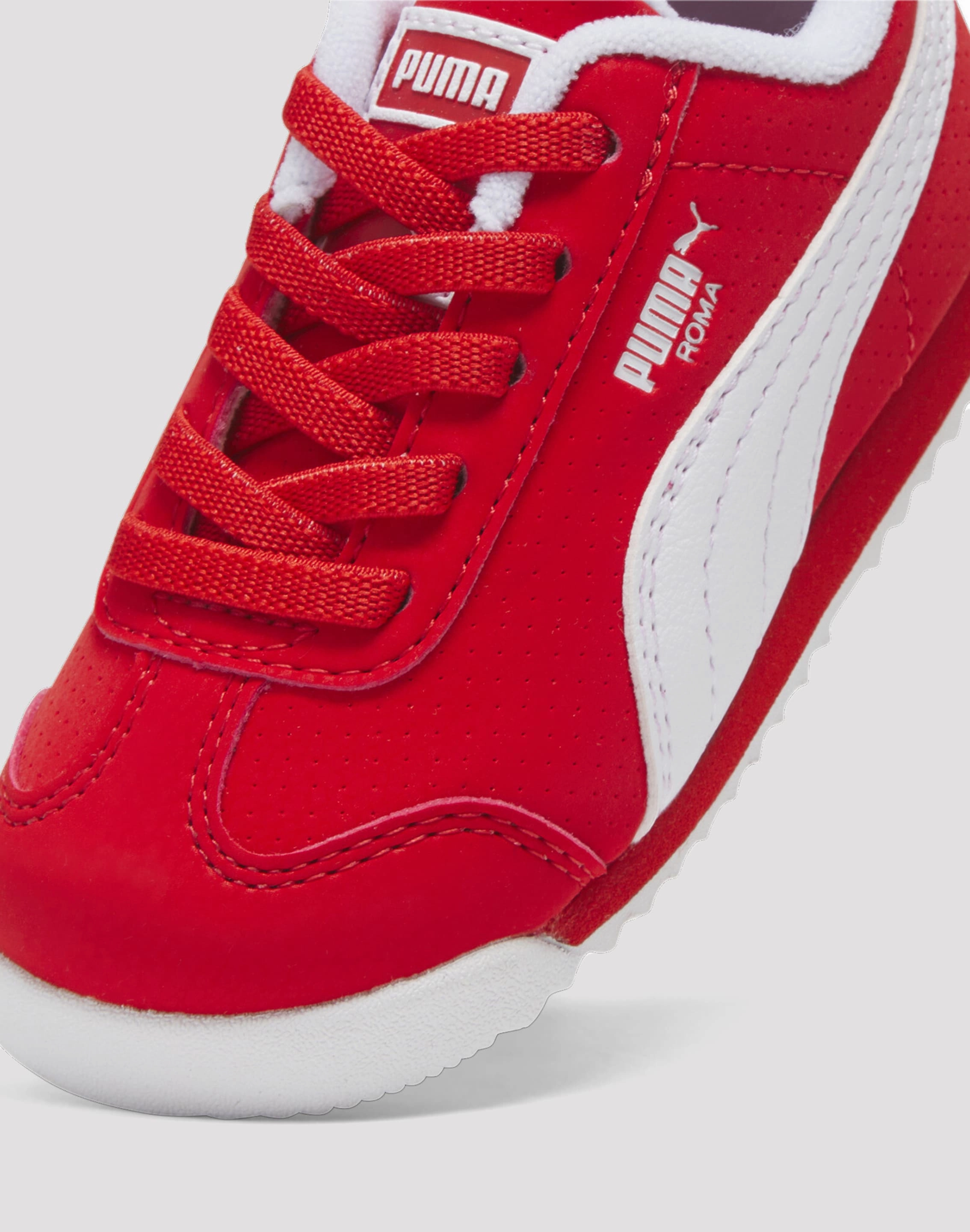 Puma Roma Reversed Toddler Boys' "Red/White" Memory Foam Shoes