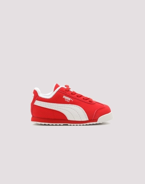 Puma Roma Reversed Toddler Boys' "Red/White" Puma casual sneakers with soft insoles