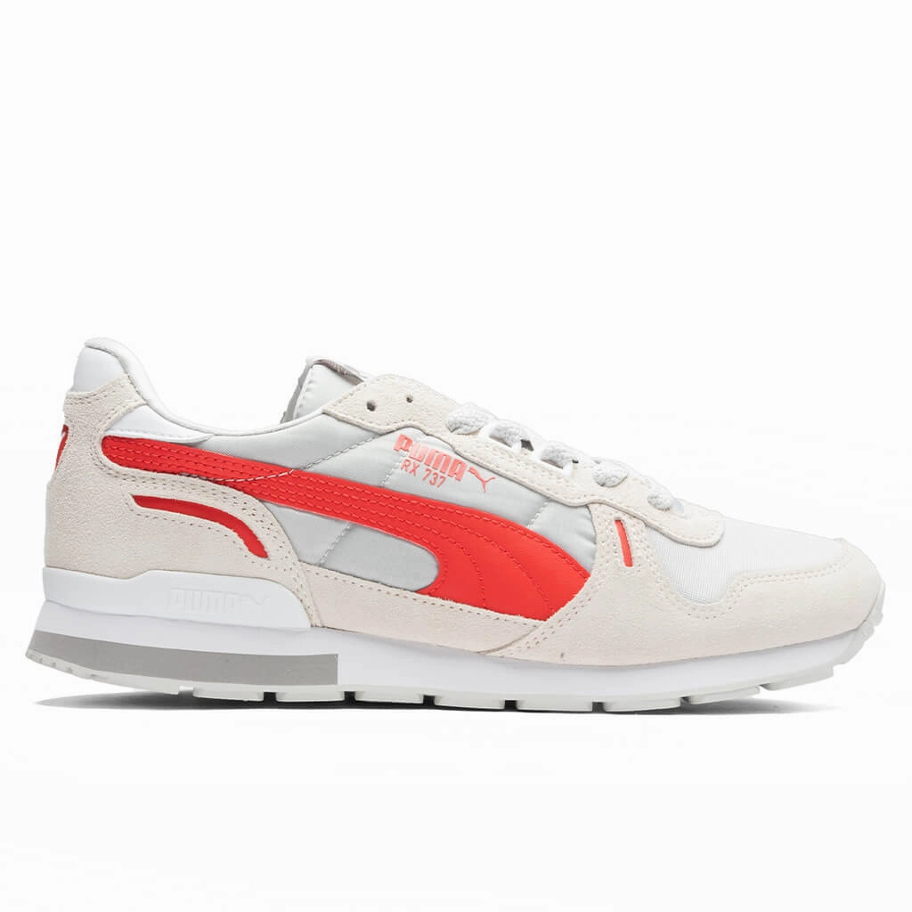 Puma RX 737 OG - Grey Puma shoes with suede and modern shape
