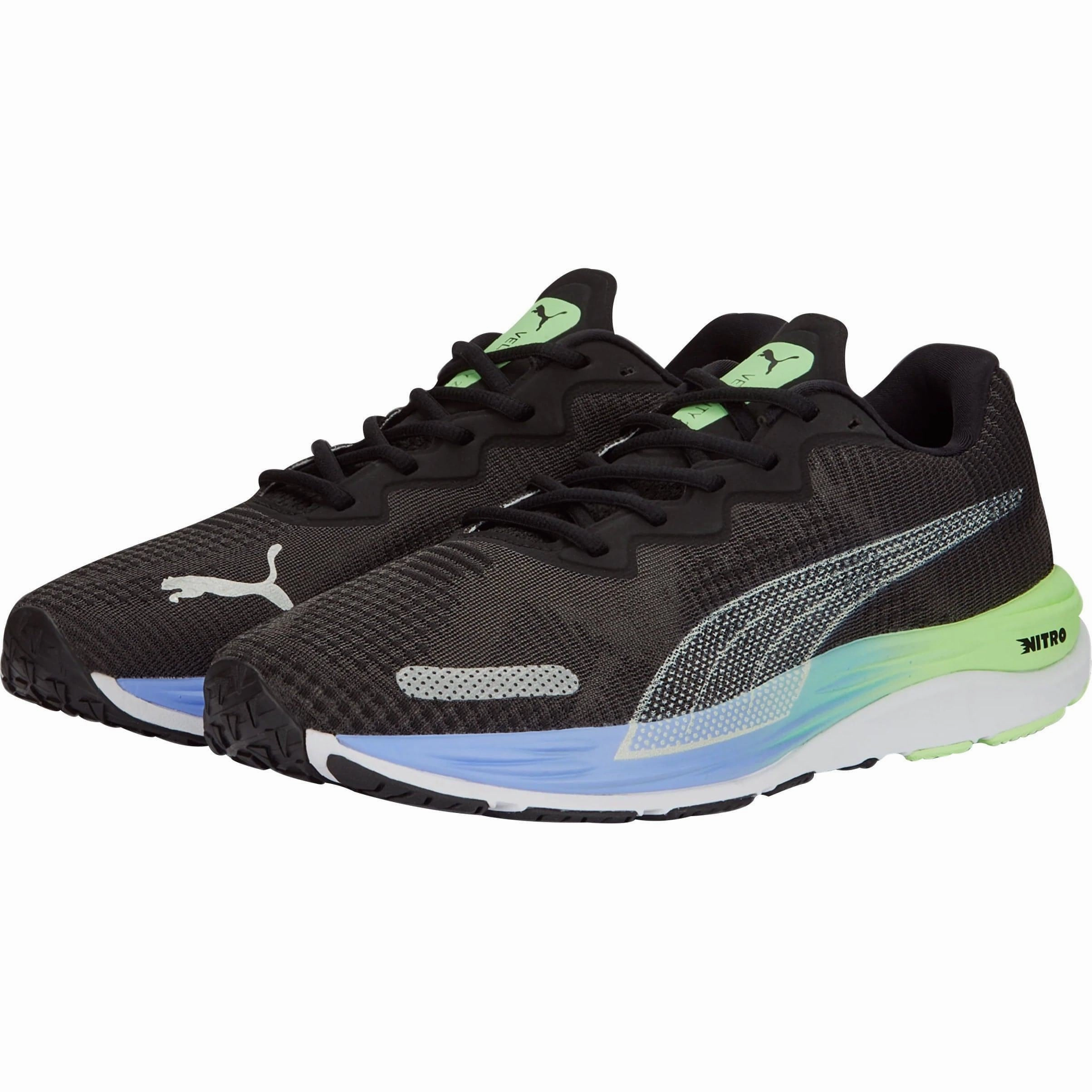 Puma Velocity Nitro 2 Fade Mens Running Shoes - Black Responsive Road Runners