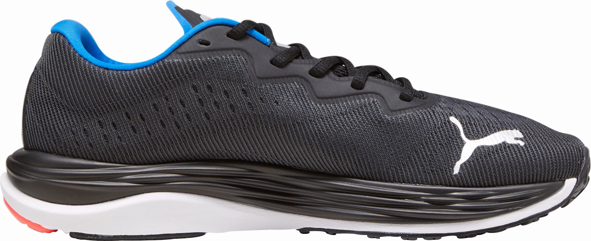 Puma Velocity Nitro 2 Mens Running Shoes - Black Responsive Road Runners