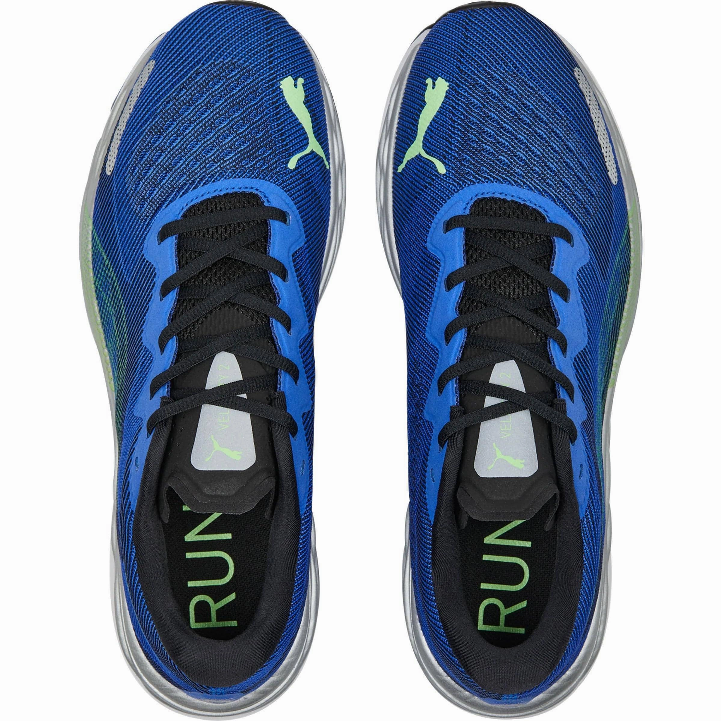 Puma Velocity Nitro 2 Mens Running Shoes - Blue Cozy Footwear