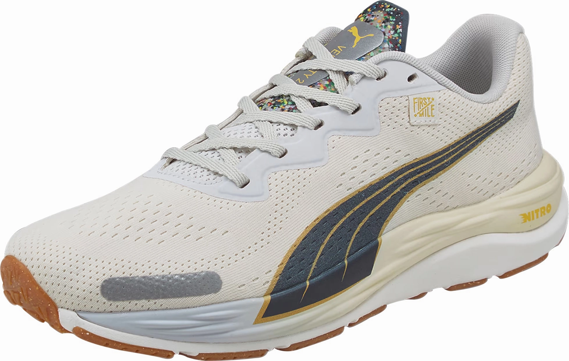Puma Velocity Nitro 2 Mens Running Shoes - Grey Responsive Road Runners