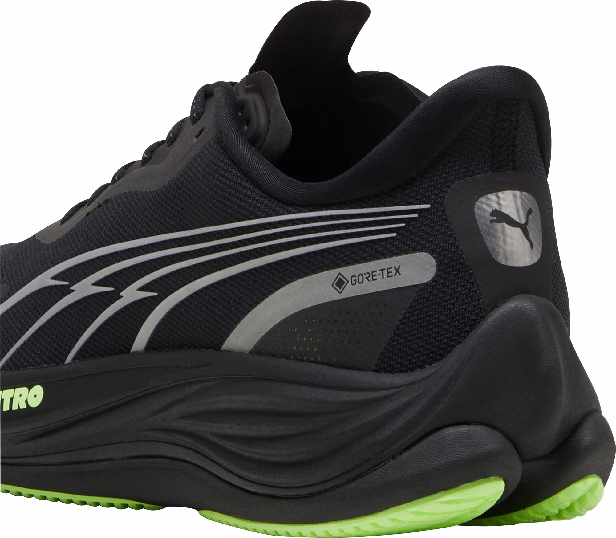 Puma Velocity Nitro 3 GORE-TEX Mens Running Shoes - Black Responsive Road Runners