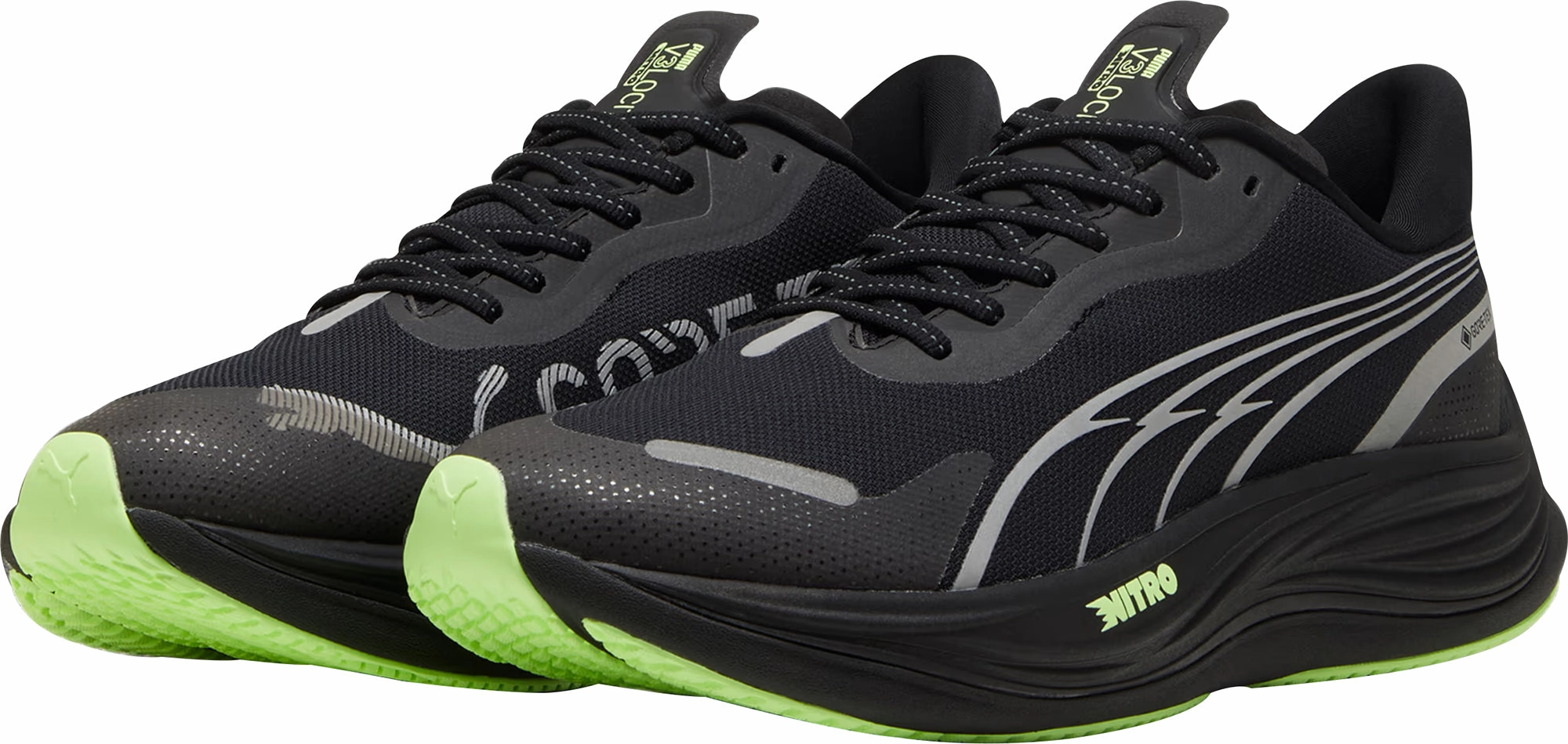 Puma Velocity Nitro 3 GORE-TEX Mens Running Shoes - Black Responsive Road Runners