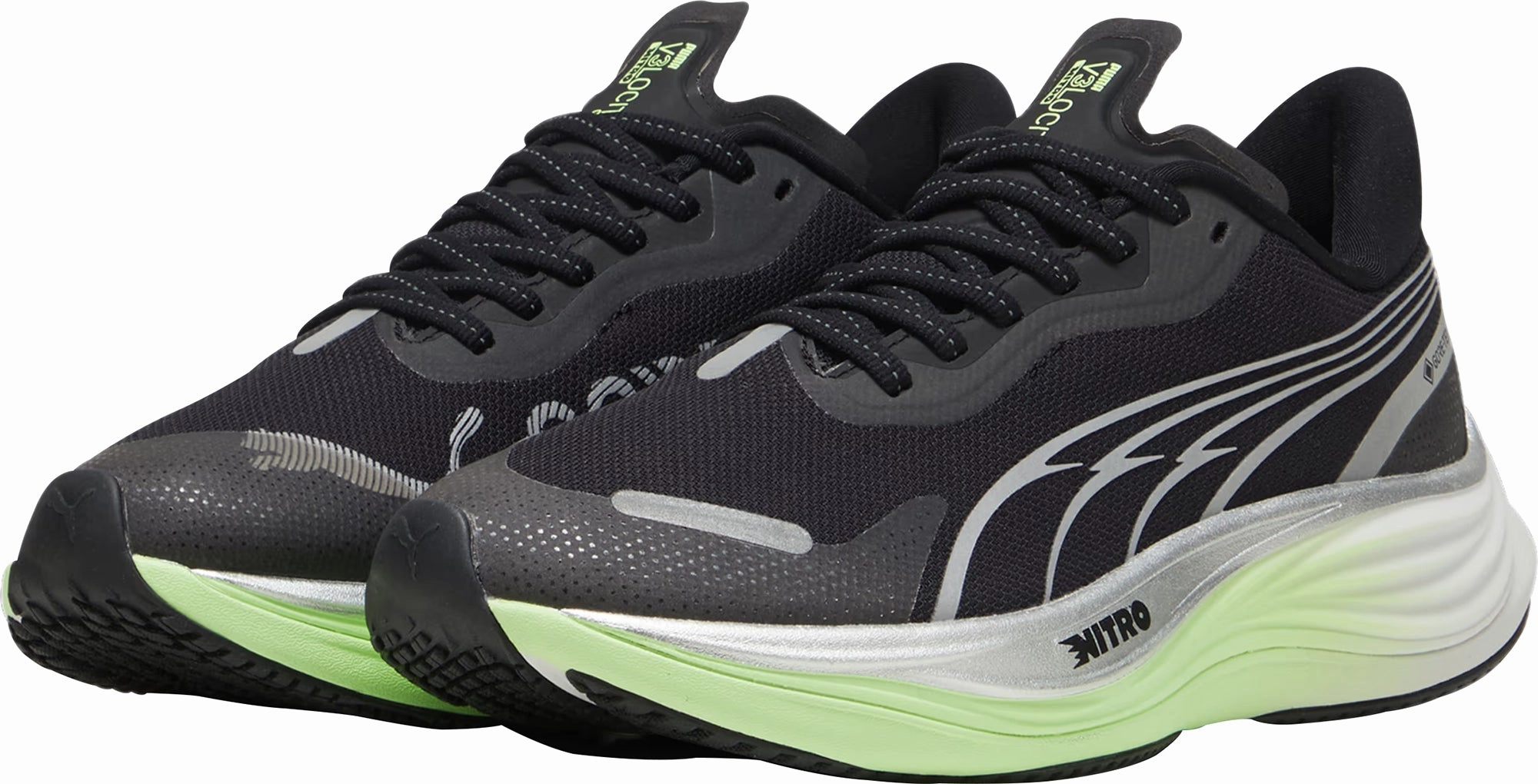 Puma Velocity Nitro 3 GORE-TEX Womens Running Shoes - Black Responsive Road Runners