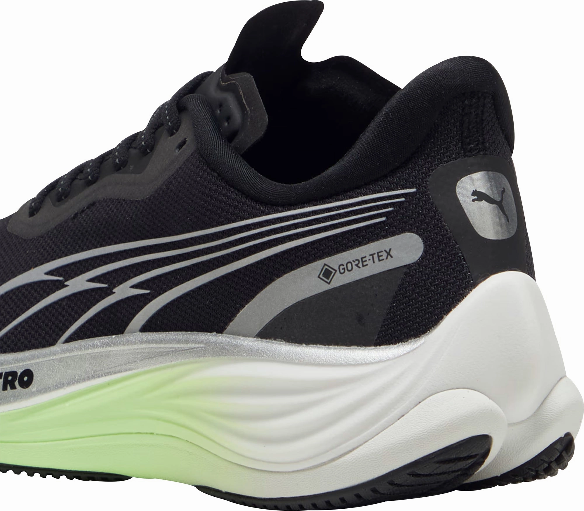 Puma Velocity Nitro 3 GORE-TEX Womens Running Shoes - Black Responsive Road Runners
