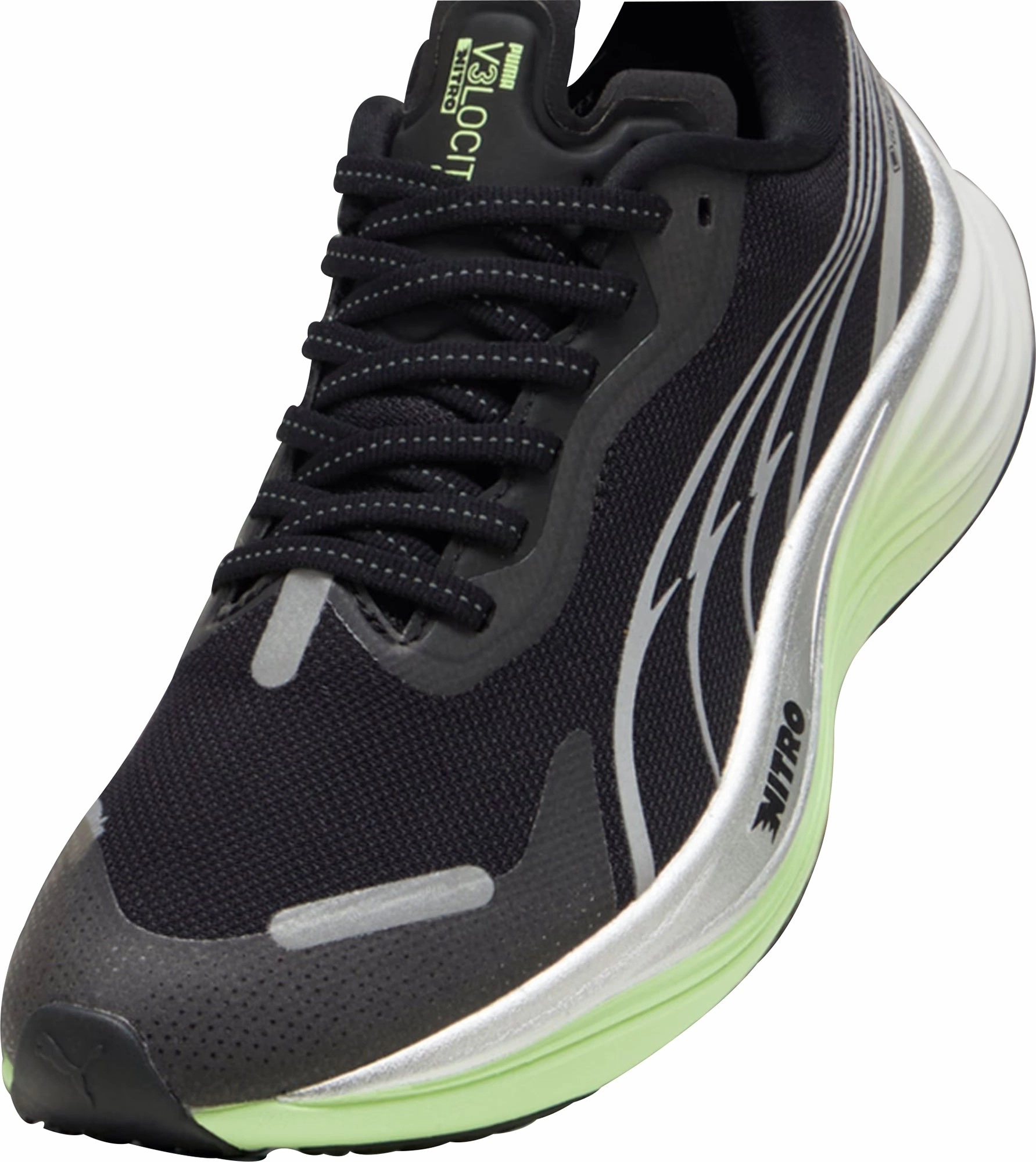 Puma Velocity Nitro 3 GORE-TEX Womens Running Shoes - Black Responsive Road Runners