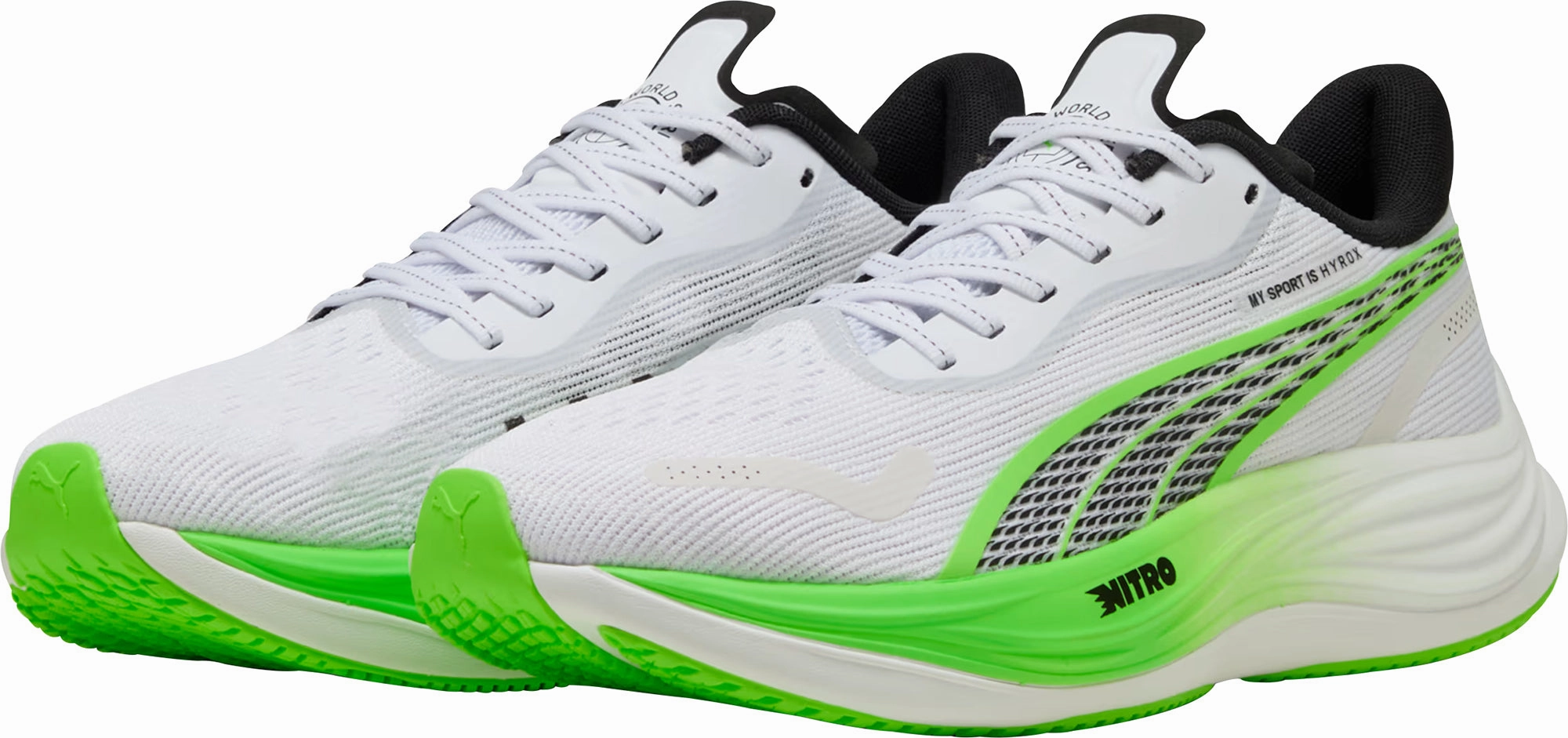 Puma Velocity Nitro 3 HYROX Mens Running Shoes - White Responsive Road Runners
