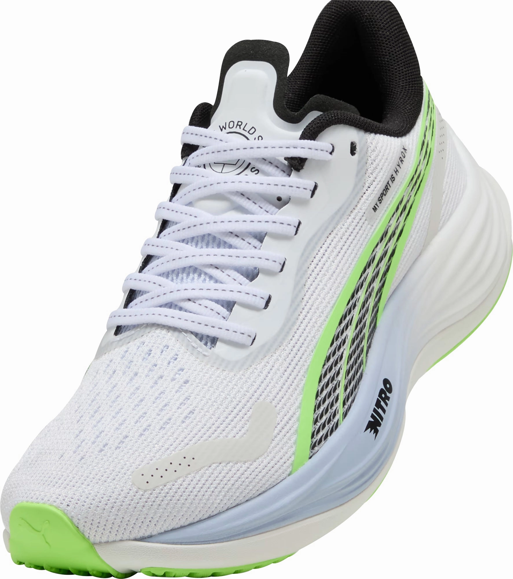Puma Velocity Nitro 3 HYROX Womens Running Shoes - Grey Responsive Road Runners