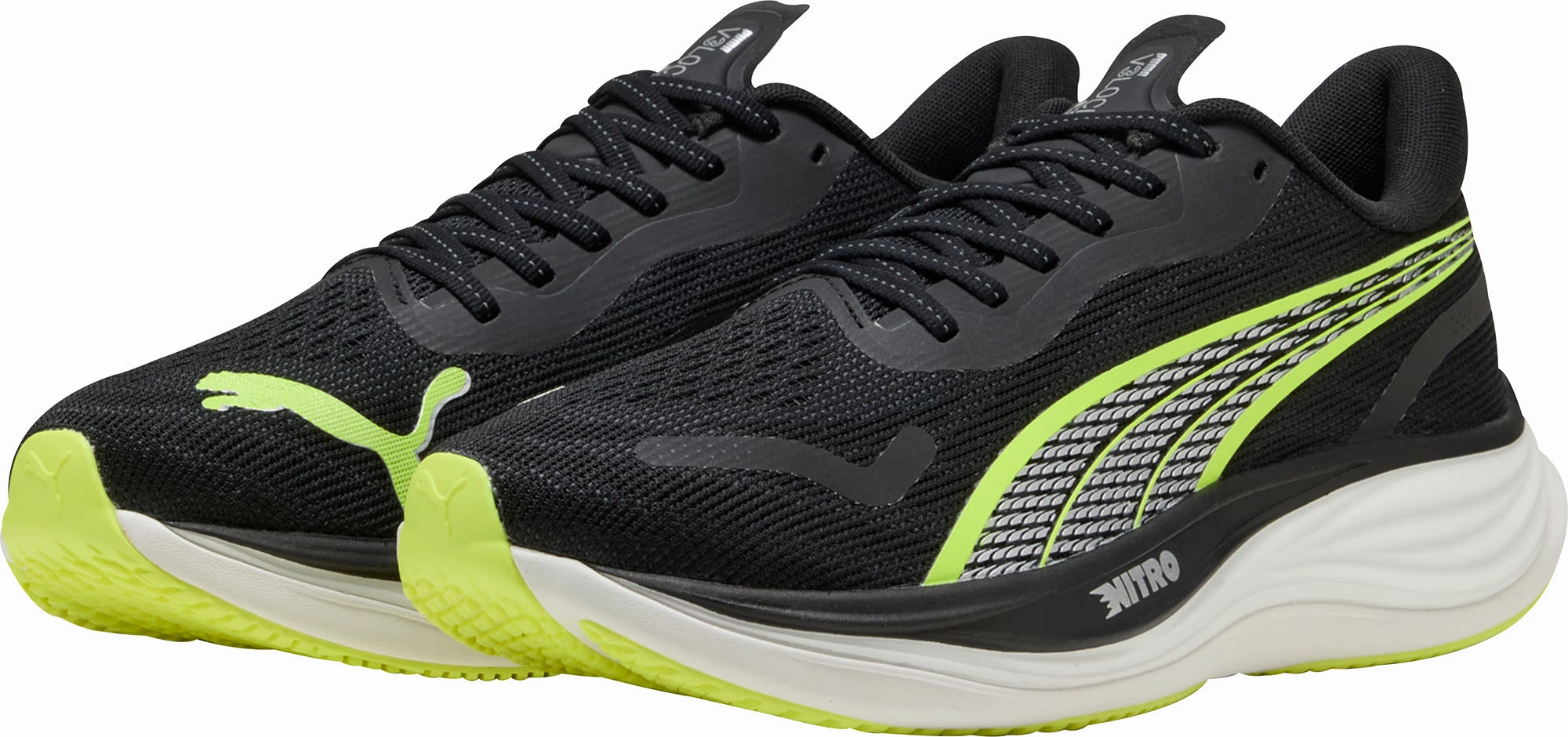 Puma Velocity Nitro 3 Mens Running Shoes - Black Responsive Road Runners