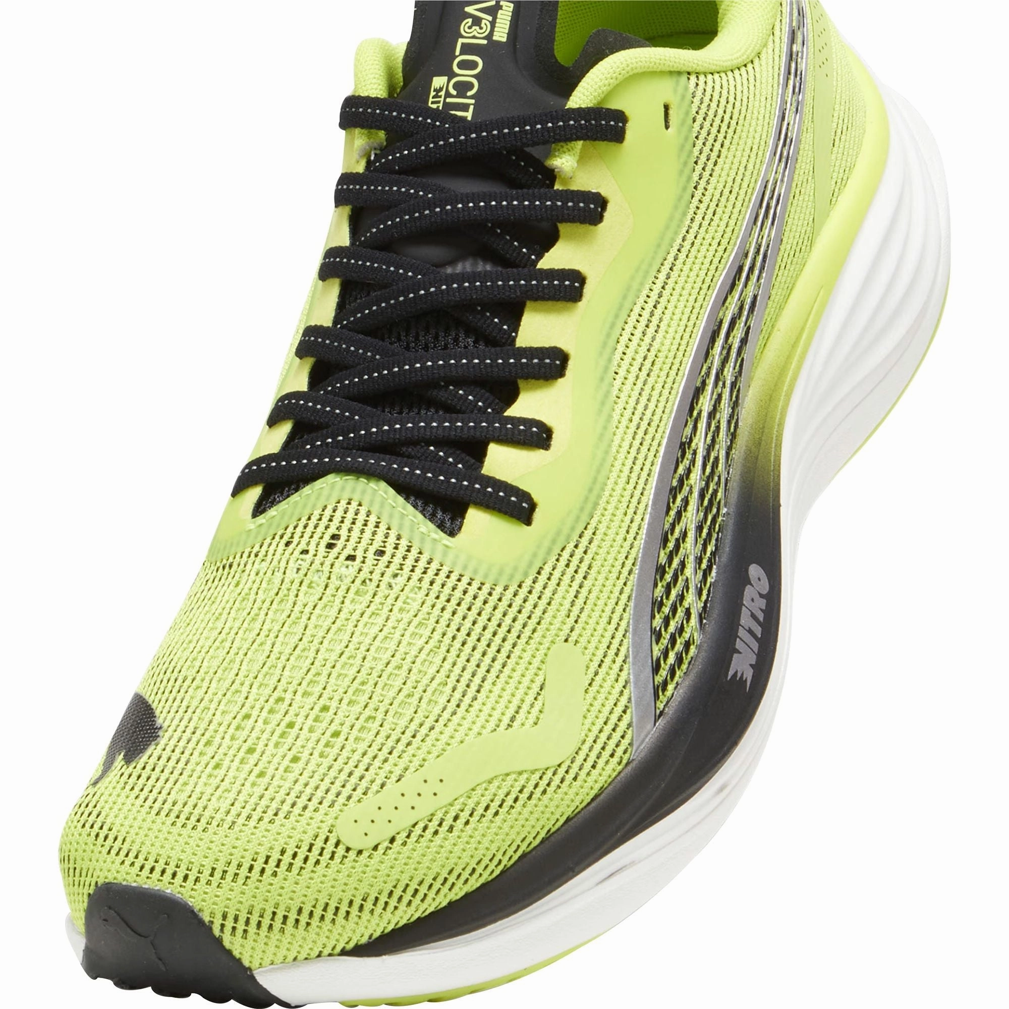 Puma Velocity Nitro 3 Mens Running Shoes - Green Responsive Road Runners