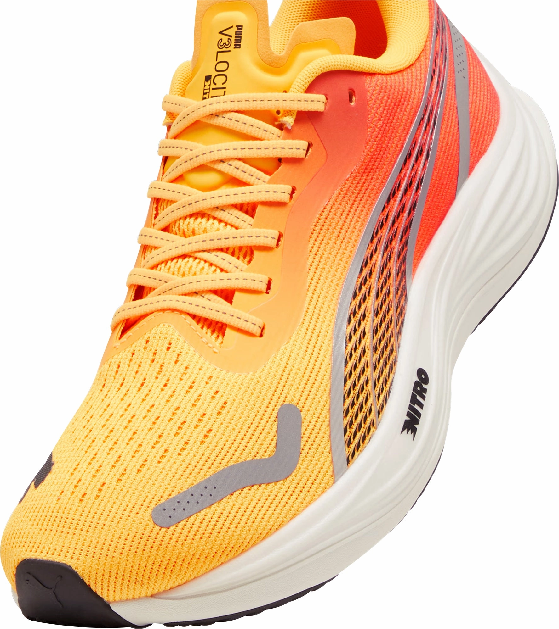 Puma Velocity Nitro 3 Mens Running Shoes - Orange Responsive Road Runners