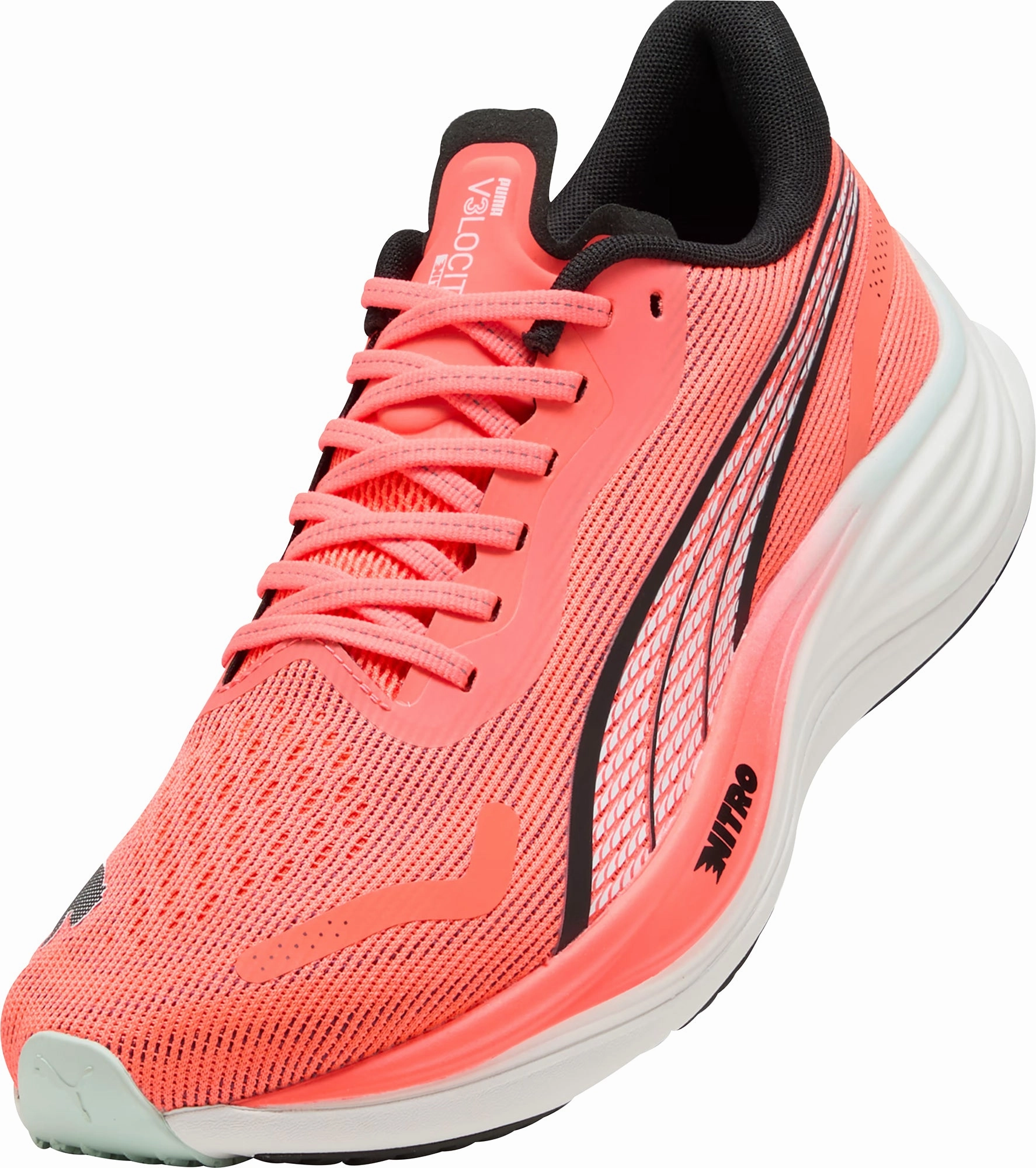 Puma Velocity Nitro 3 Mens Running Shoes - Red Responsive Road Runners