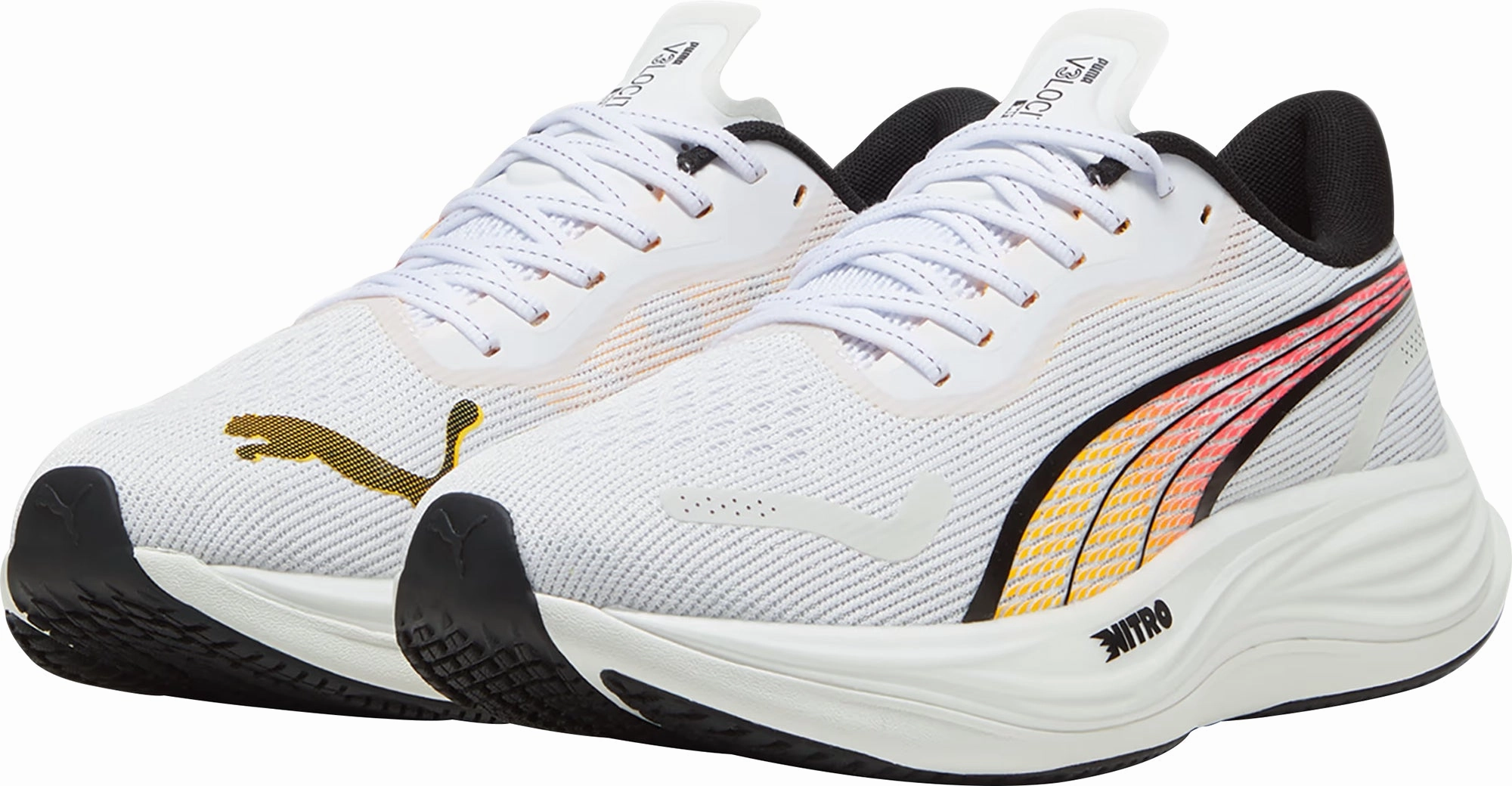 Puma Velocity Nitro 3 Mens Running Shoes - White Responsive Road Runners