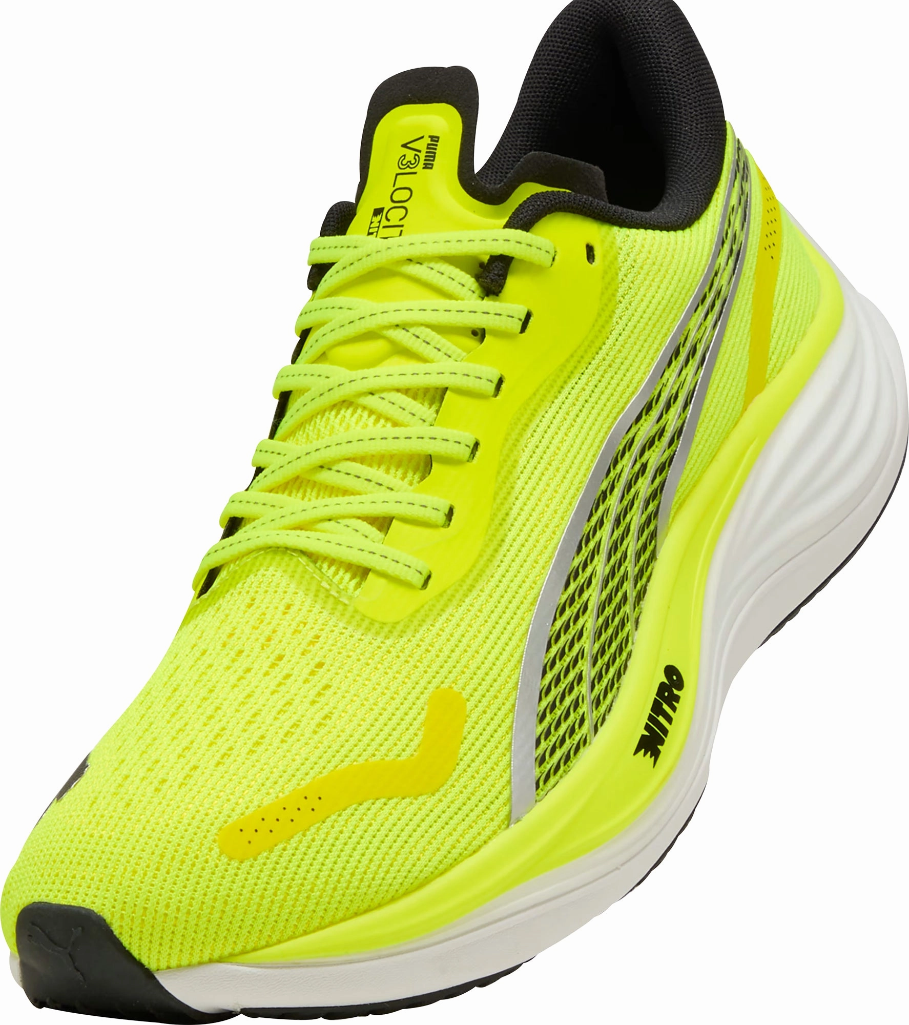 Puma Velocity Nitro 3 Mens Running Shoes - Yellow Responsive Road Runners