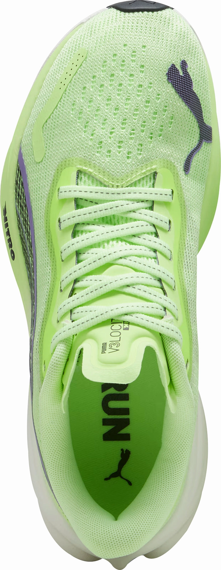 Puma Velocity Nitro 3 Womens Running Shoes - Green Cozy Footwear