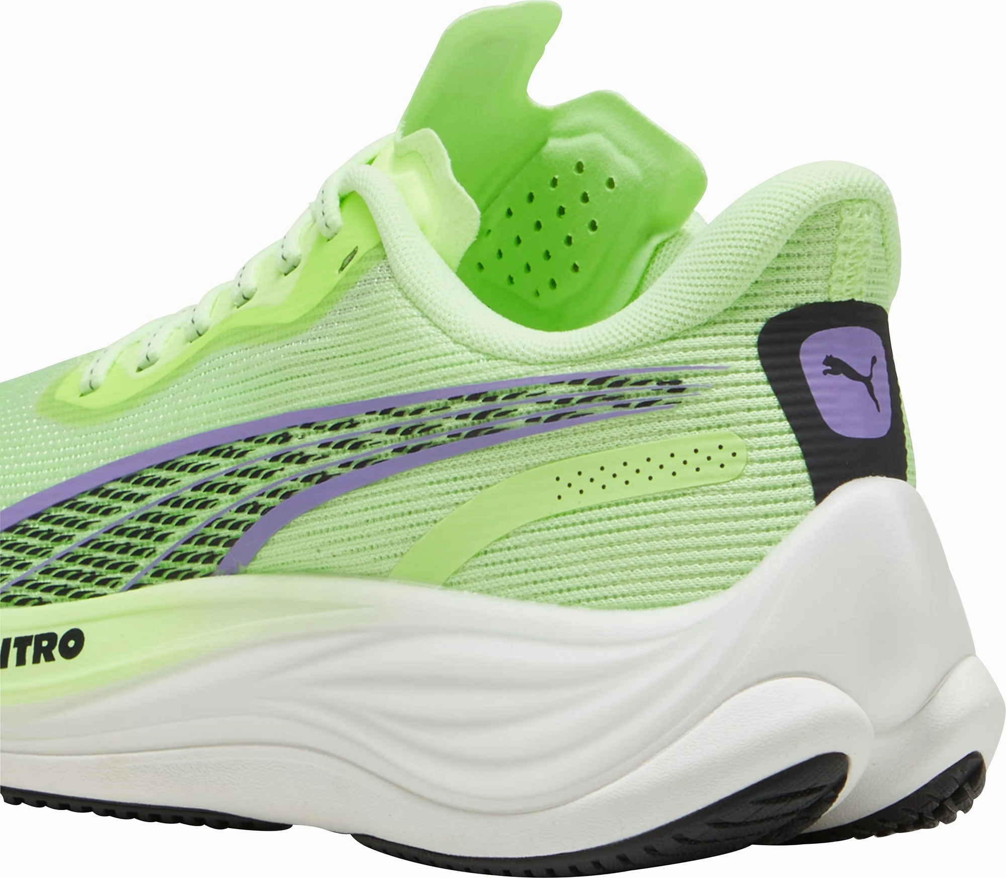Puma Velocity Nitro 3 Womens Running Shoes - Green Responsive Road Runners