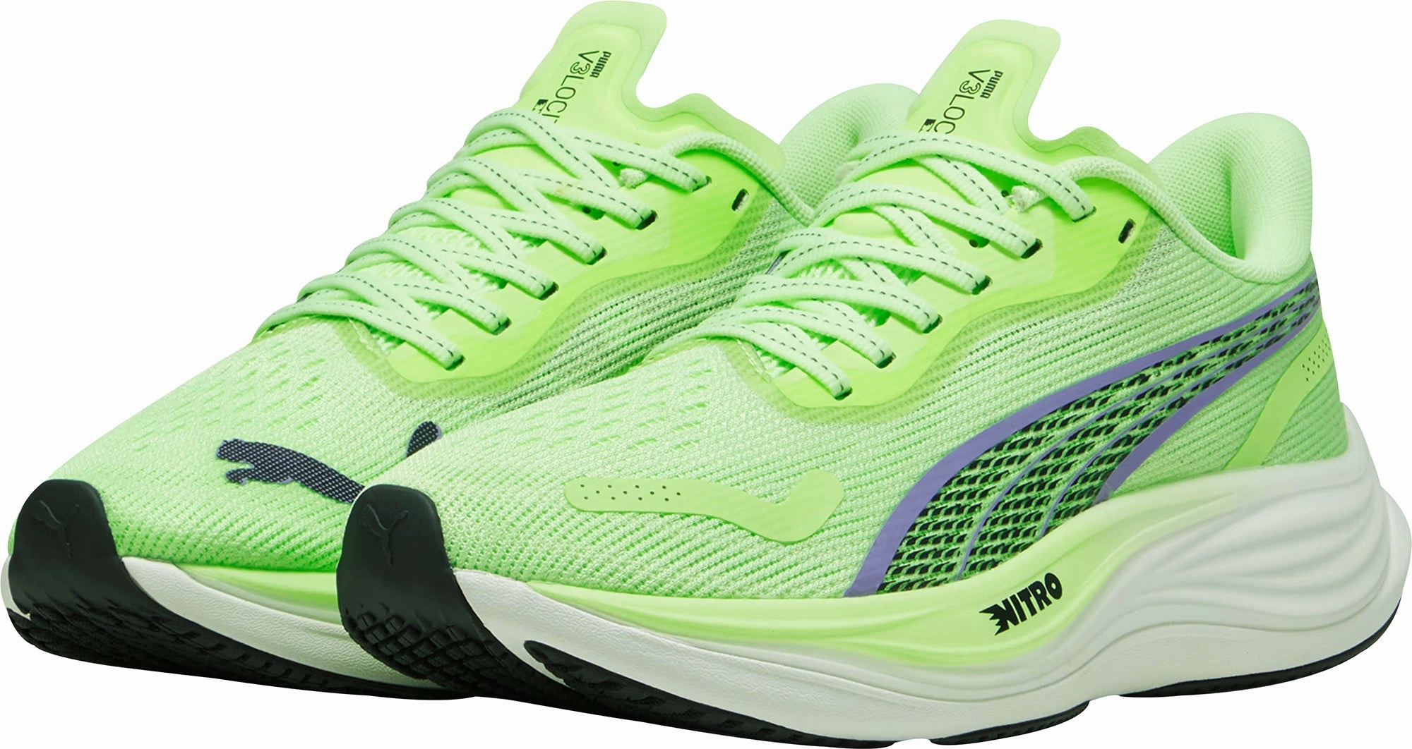 Puma Velocity Nitro 3 Womens Running Shoes - Green Responsive Road Runners